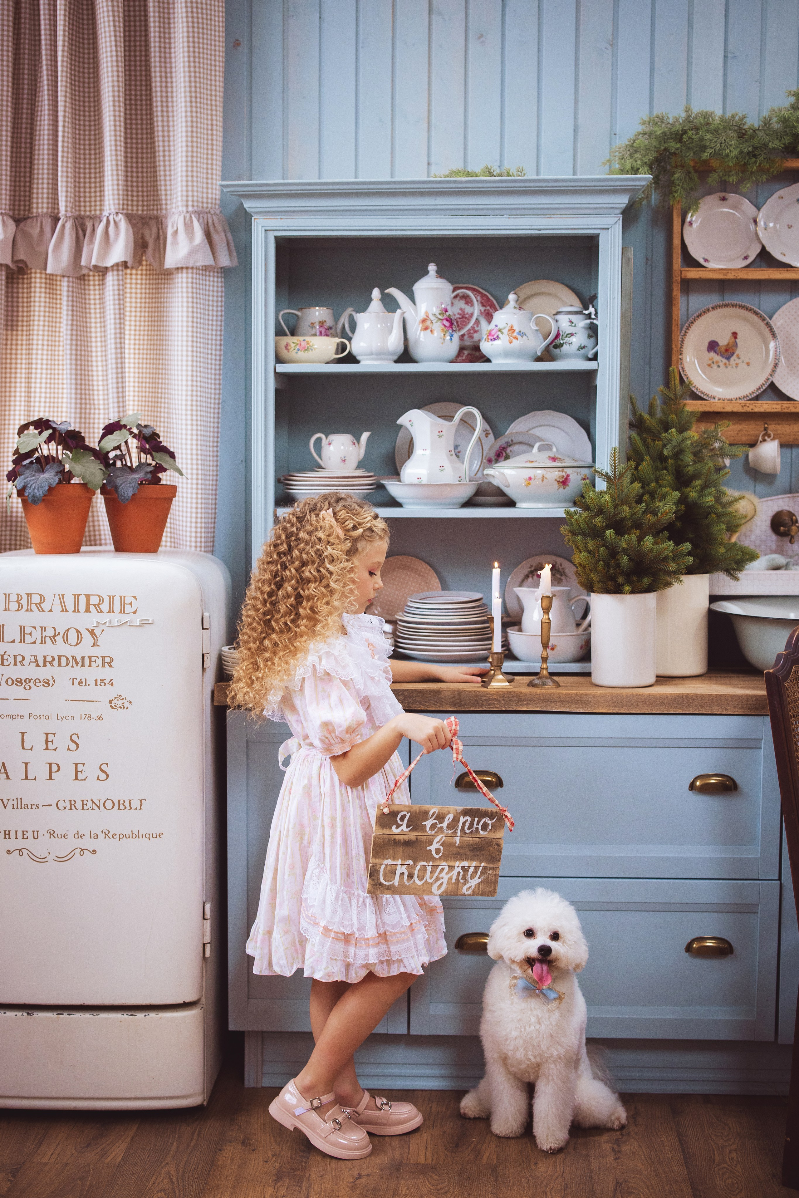 Новогодняя фотосессия в стиле Винтаж. Семейный и детский фотограф в Краснодаре Анна Трашкова
