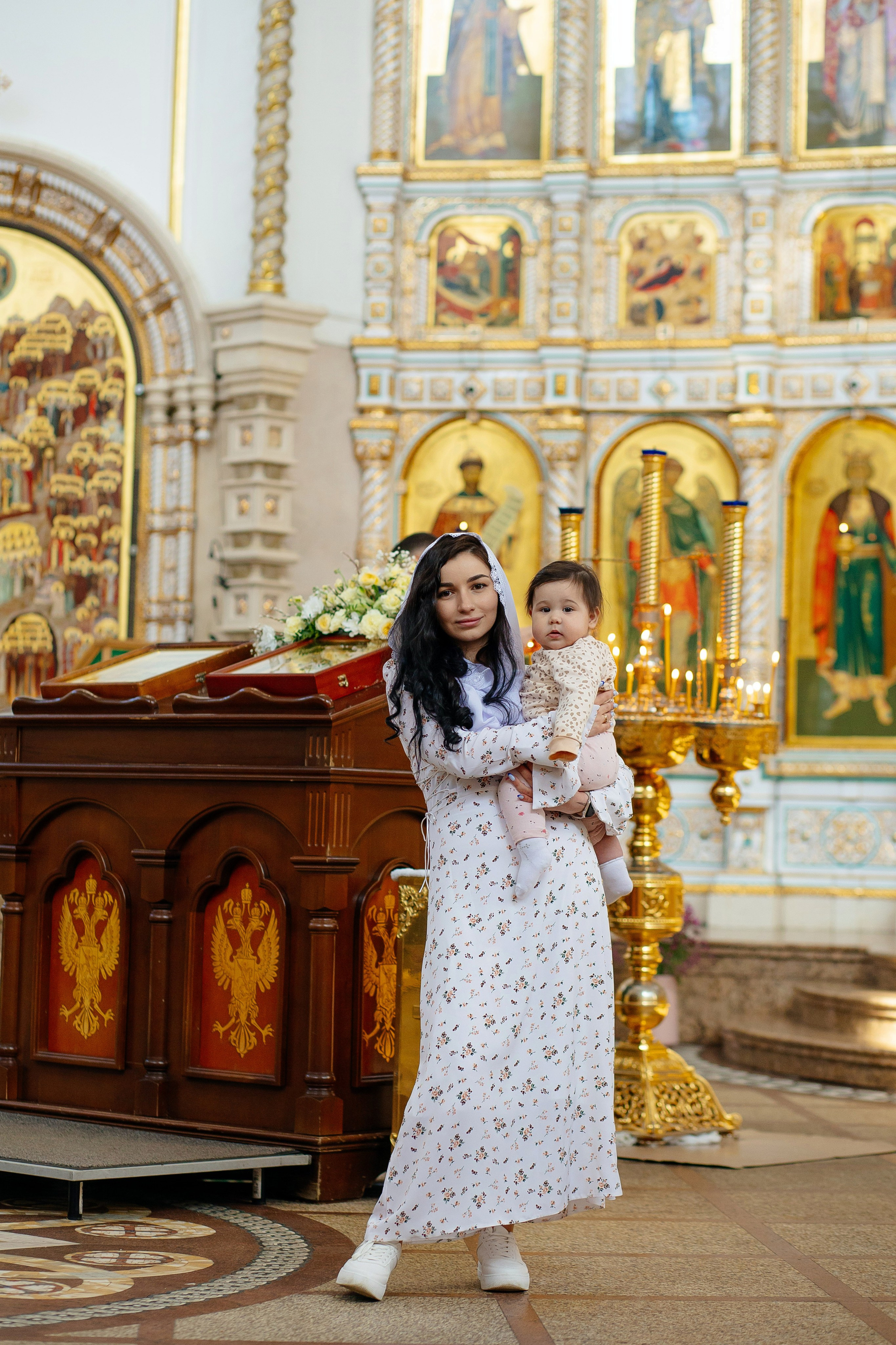 Крещение Амелии. Семейный и детский фотограф в Москве Александра Мак