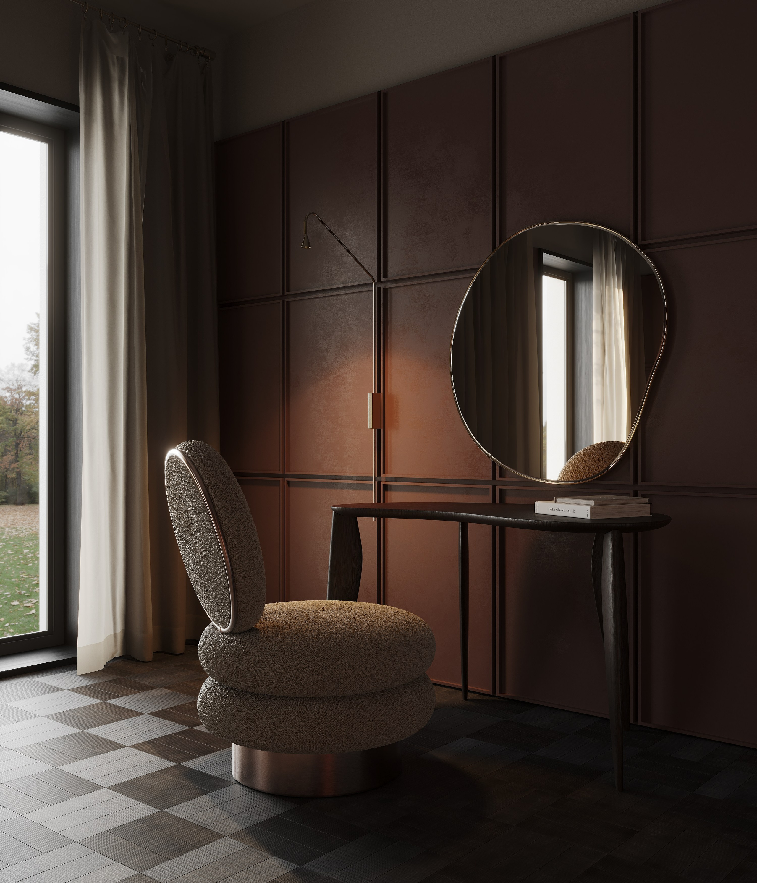 Autumn Bedroom. Середа Юлия | Визуализация