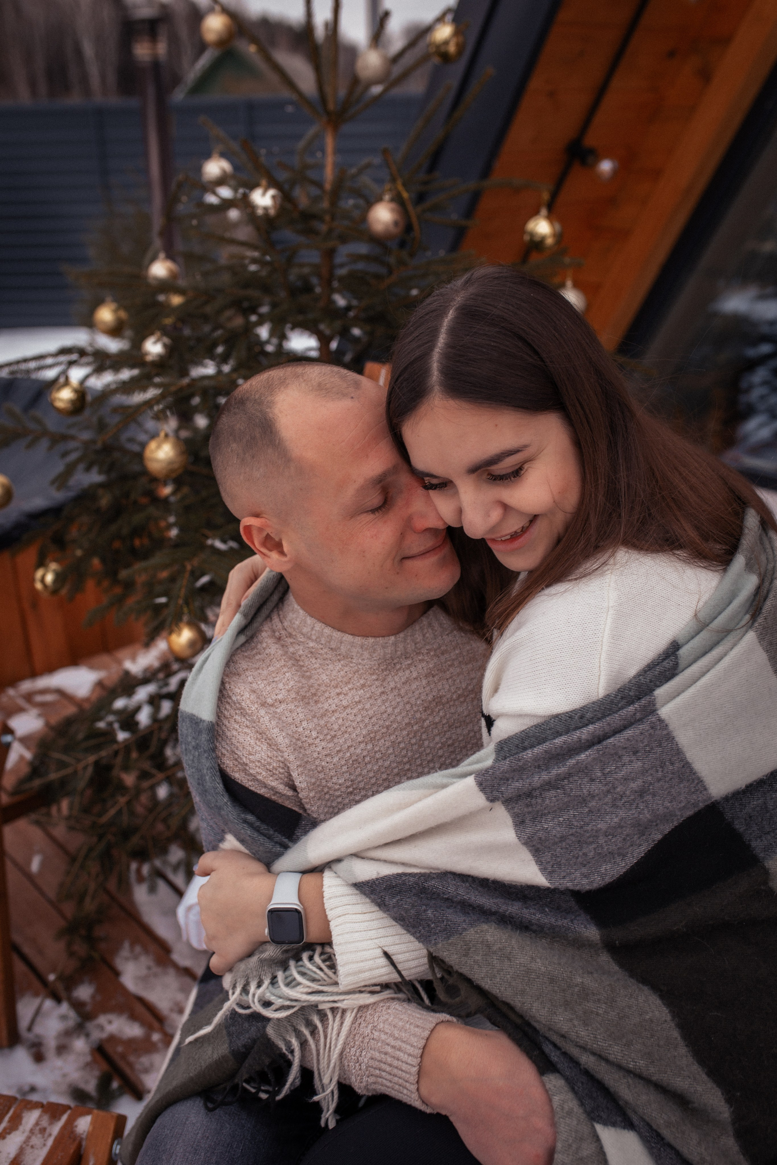 Мария с семьёй