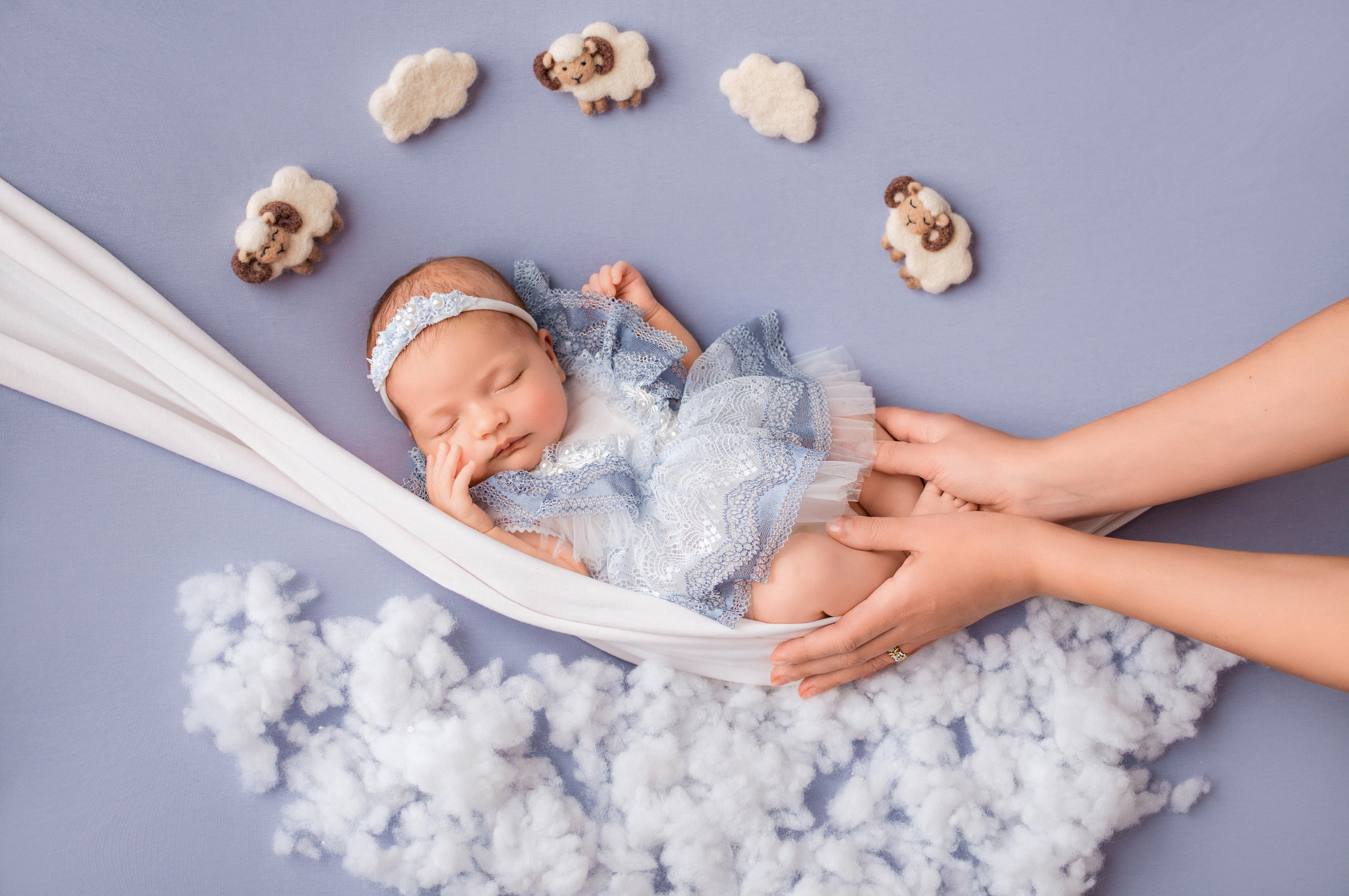 Эмилия 14 дней. Фотограф новорожденных Краснодар Малышенко Надежда