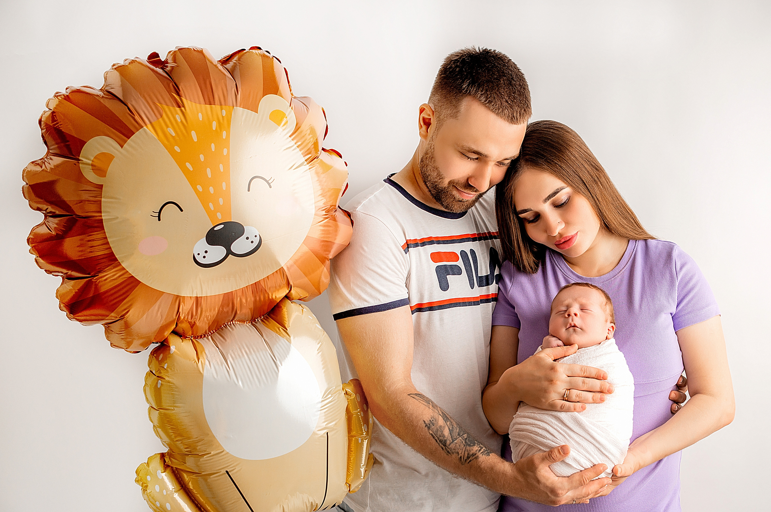 Лев 19 дней. Фотограф новорожденных Краснодар Малышенко Надежда