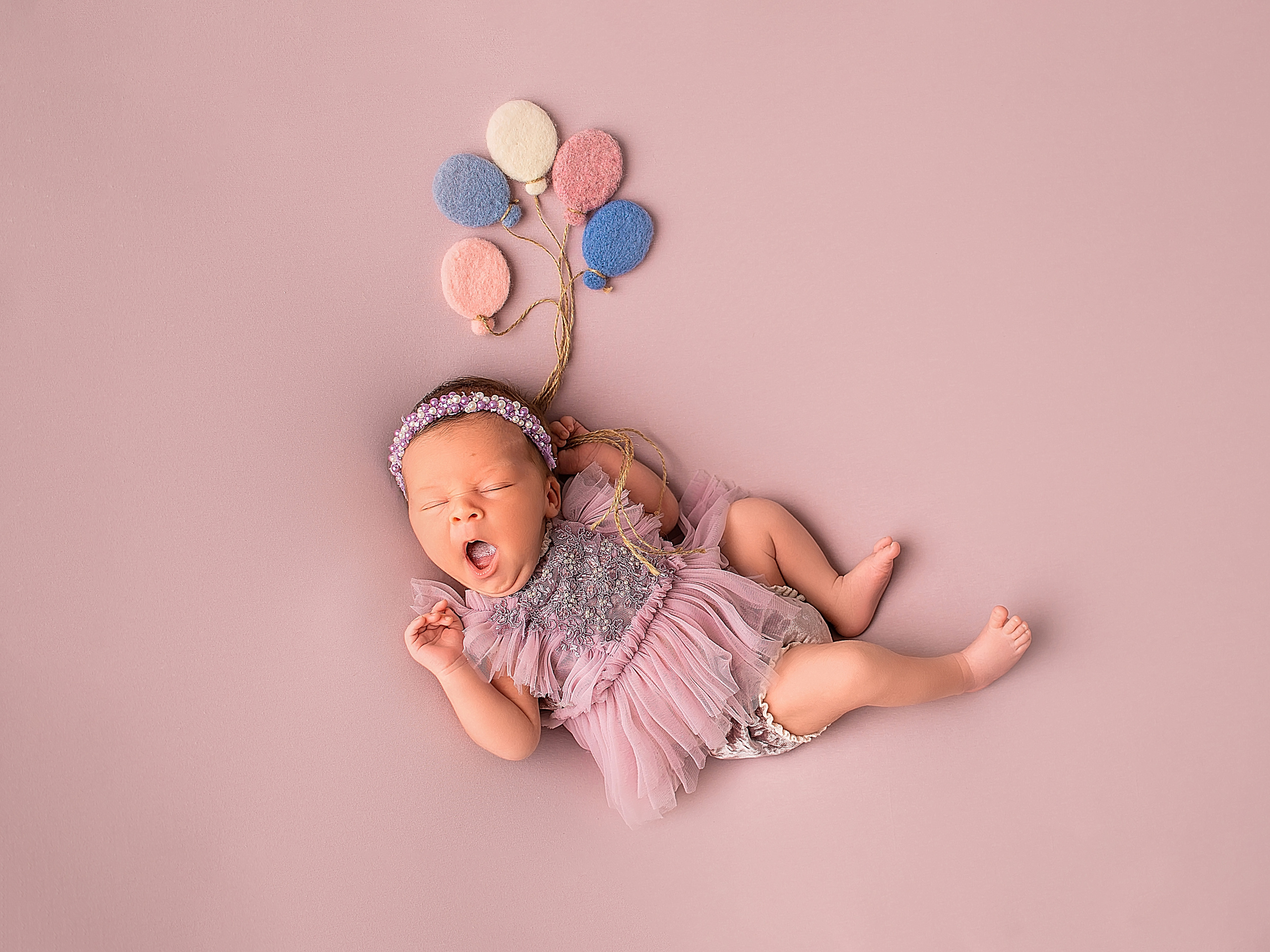 Есения 17 дней. Фотограф новорожденных Краснодар Малышенко Надежда