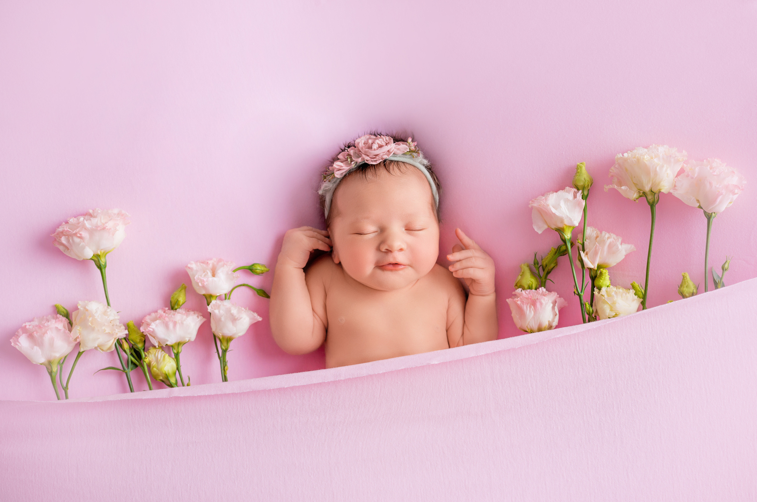 Алина 7 дней. Фотограф новорожденных Краснодар Малышенко Надежда