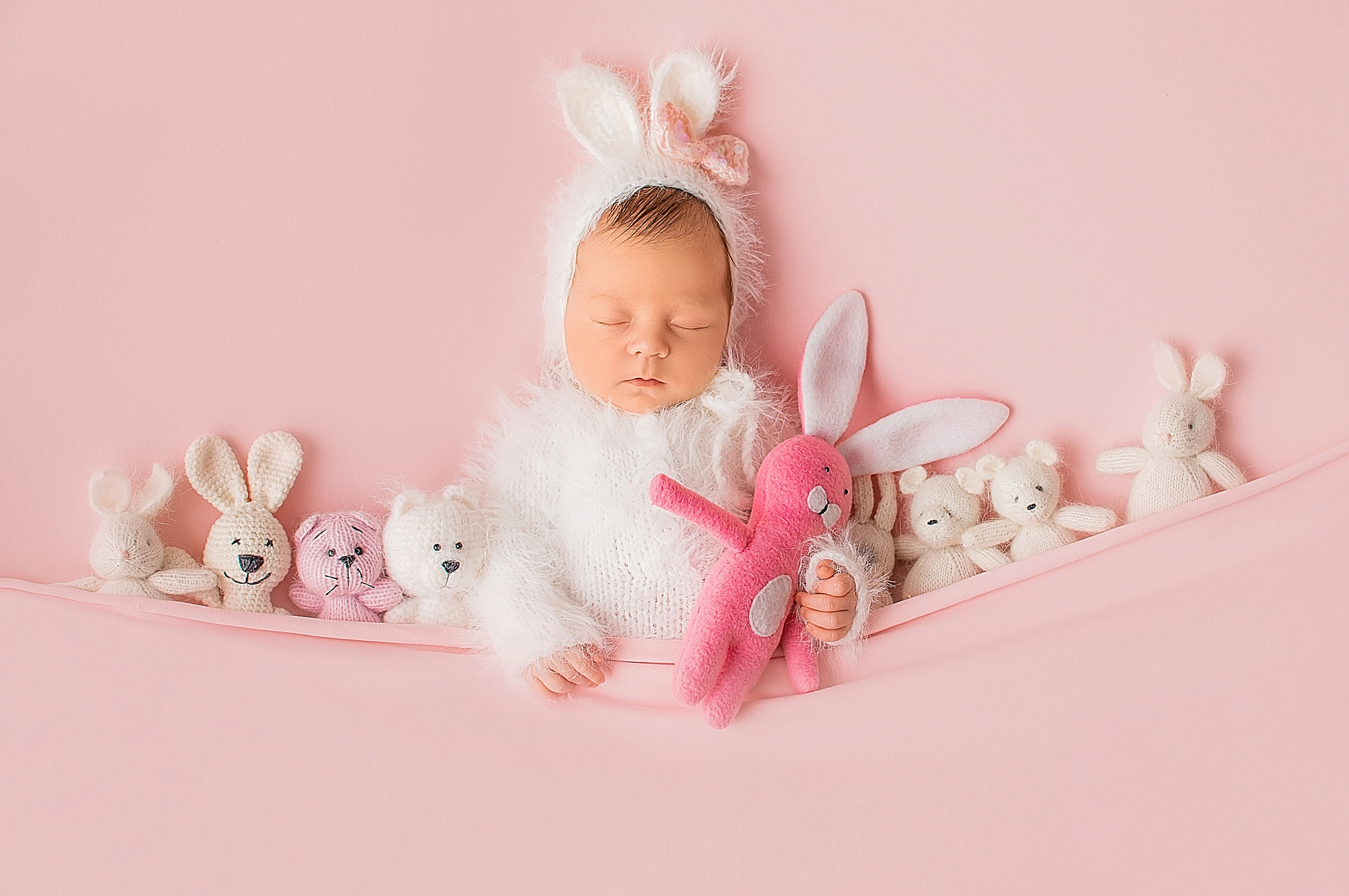 Есения 17 дней. Фотограф новорожденных Краснодар Малышенко Надежда