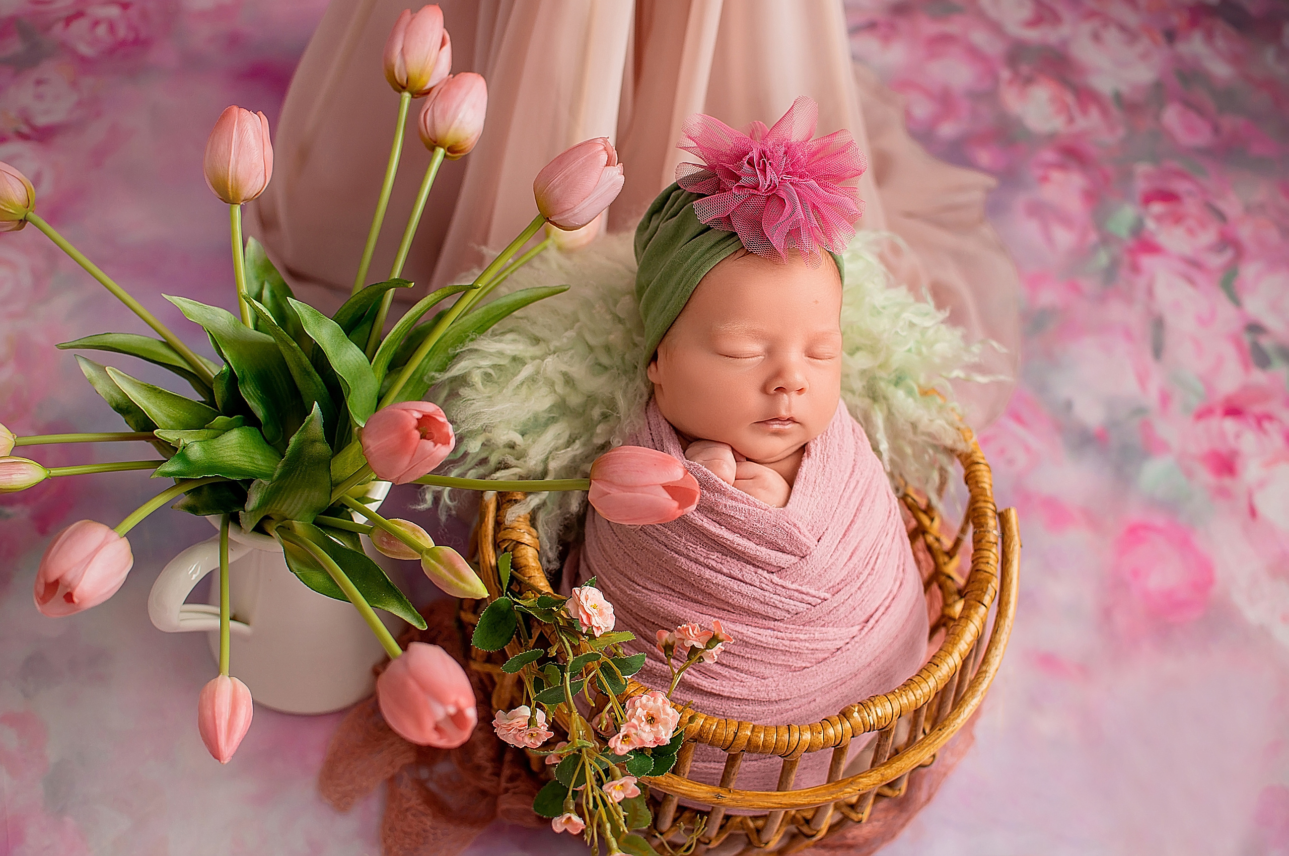 Есения 17 дней. Фотограф новорожденных Краснодар Малышенко Надежда