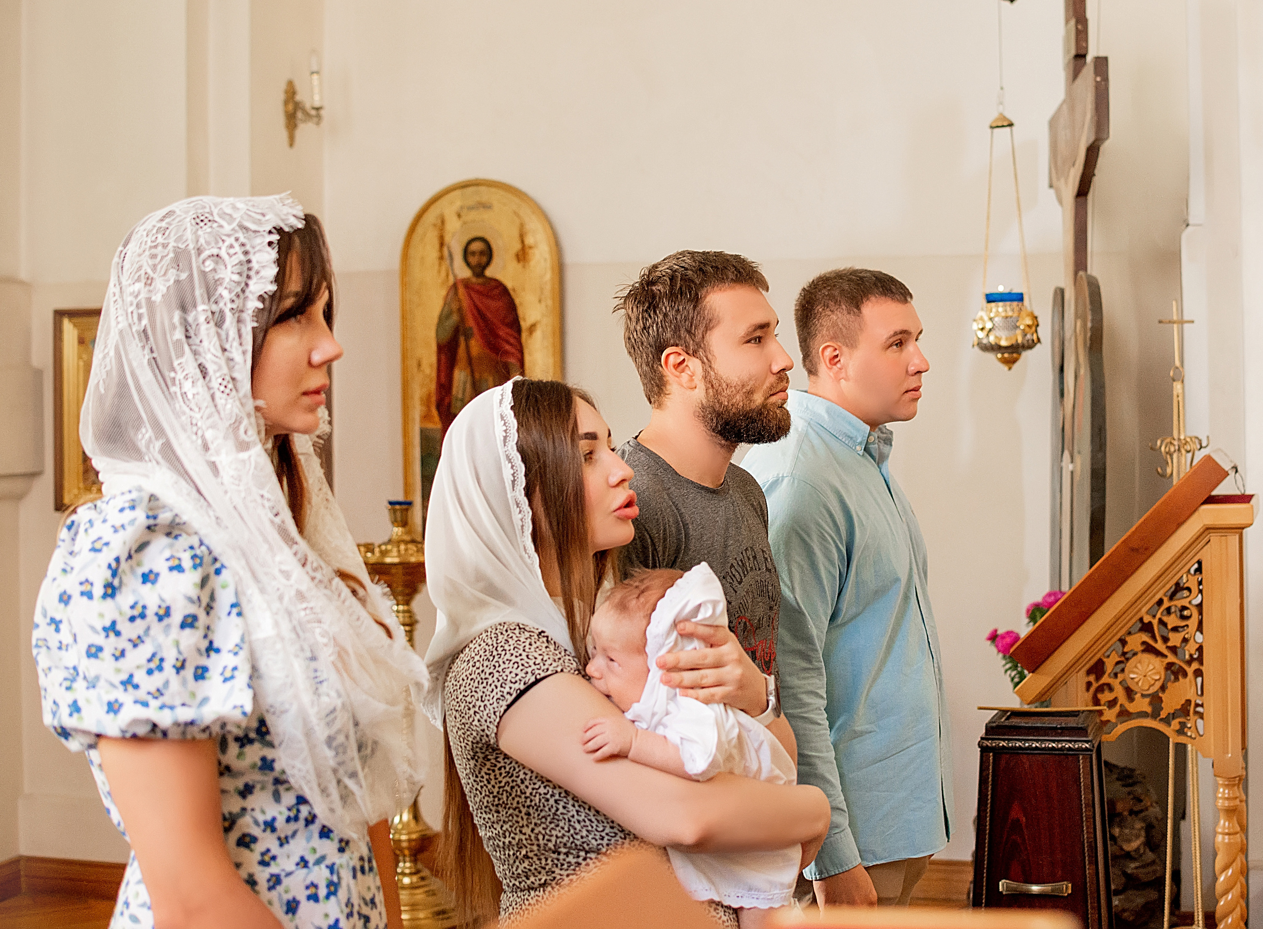 Крещение в Краснодаре. Фотограф новорожденных Краснодар Малышенко Надежда