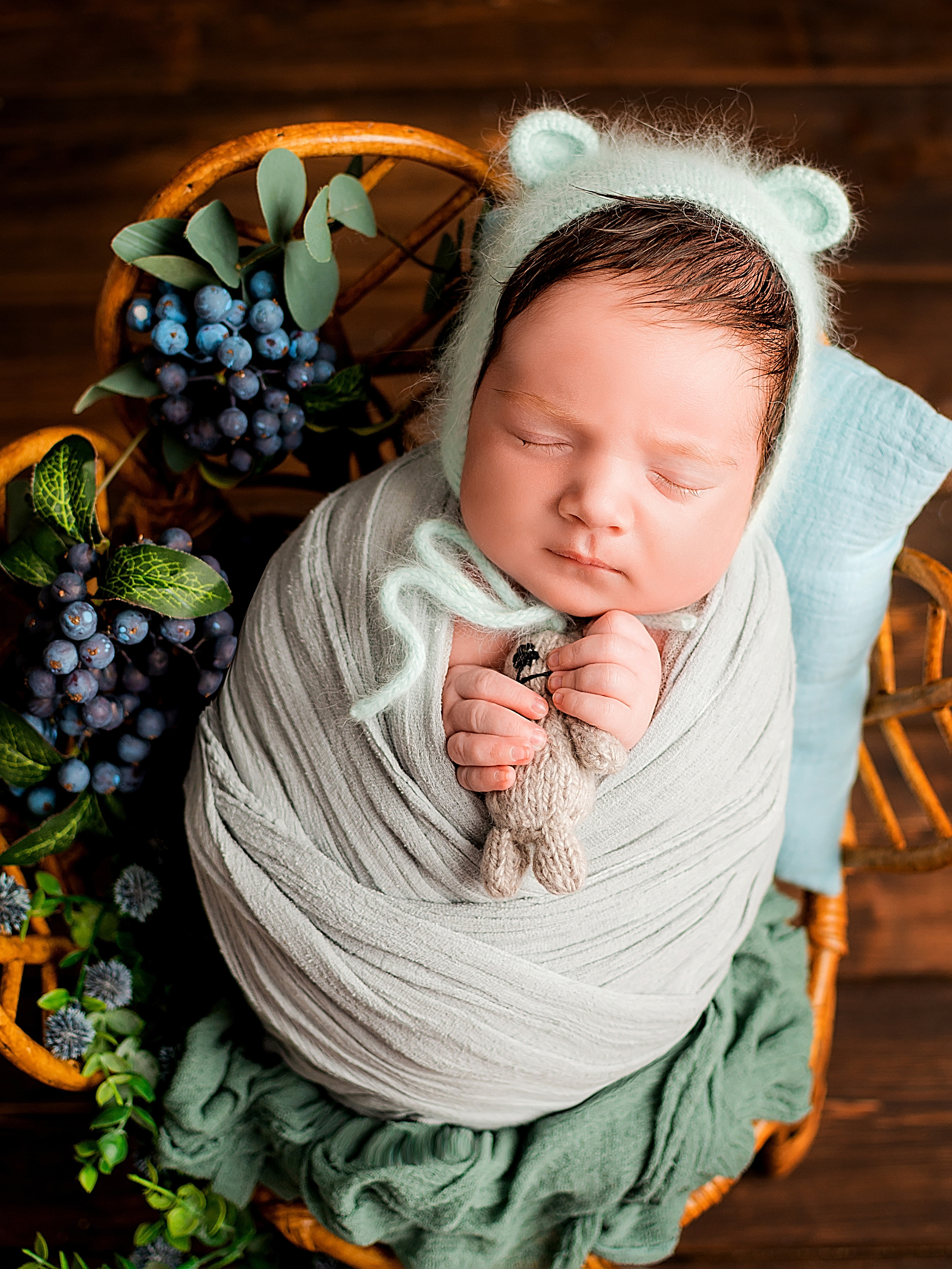 Егор 1 месяц. Фотограф новорожденных Краснодар Малышенко Надежда