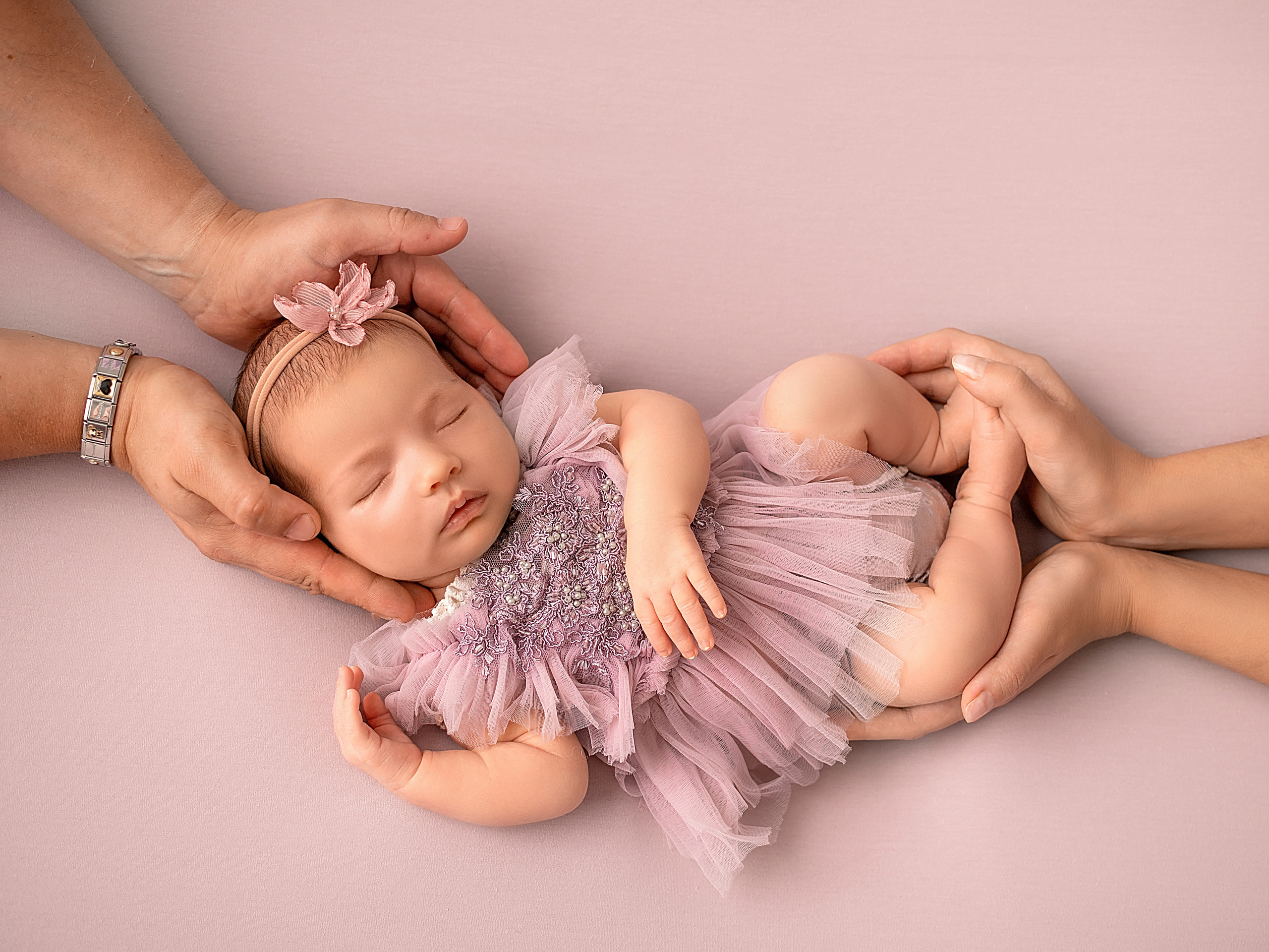 Эмилия 14 дней. Фотограф новорожденных Краснодар Малышенко Надежда