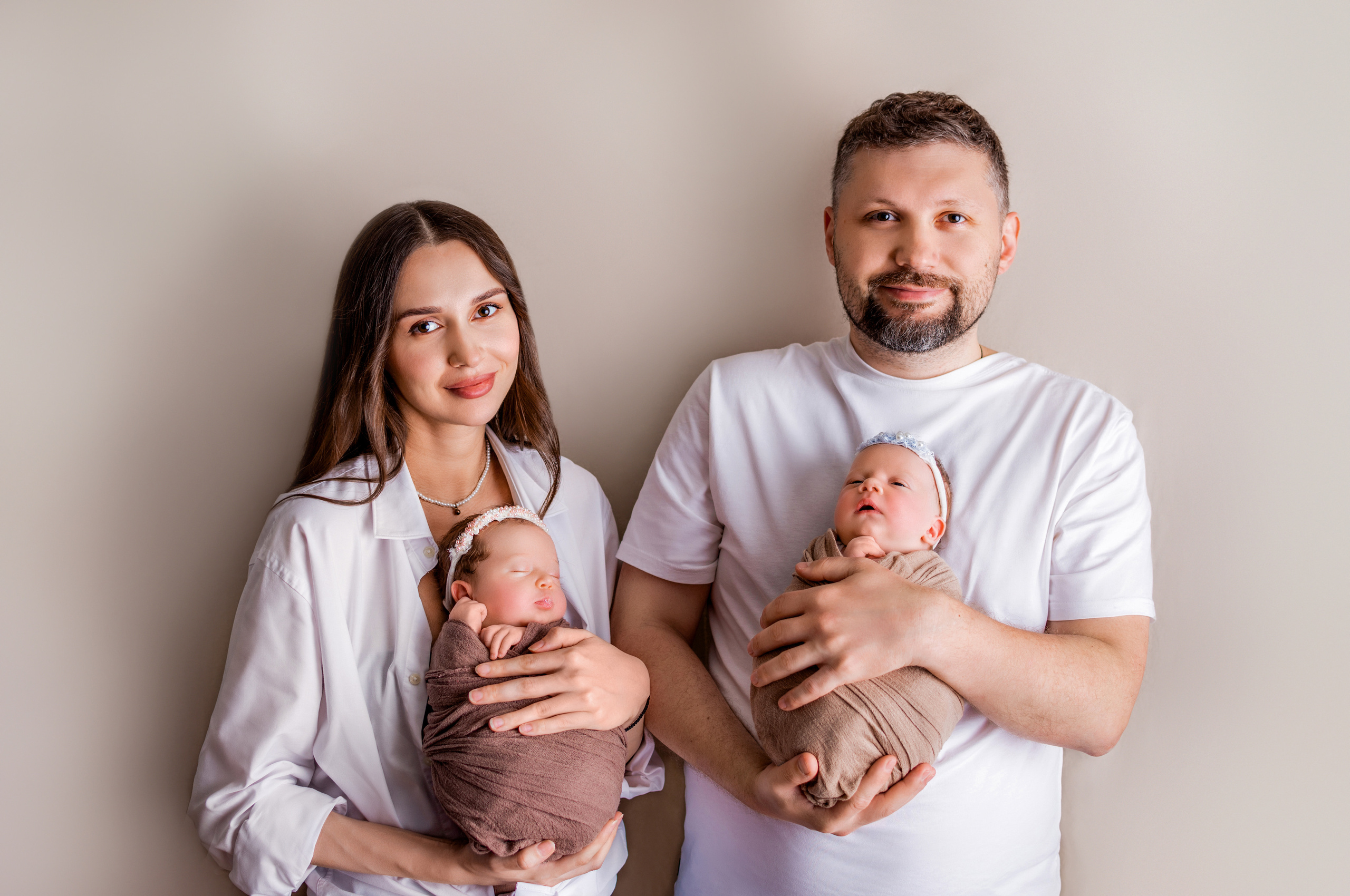 Двойняшки Кира и София. Фотограф новорожденных Краснодар Малышенко Надежда