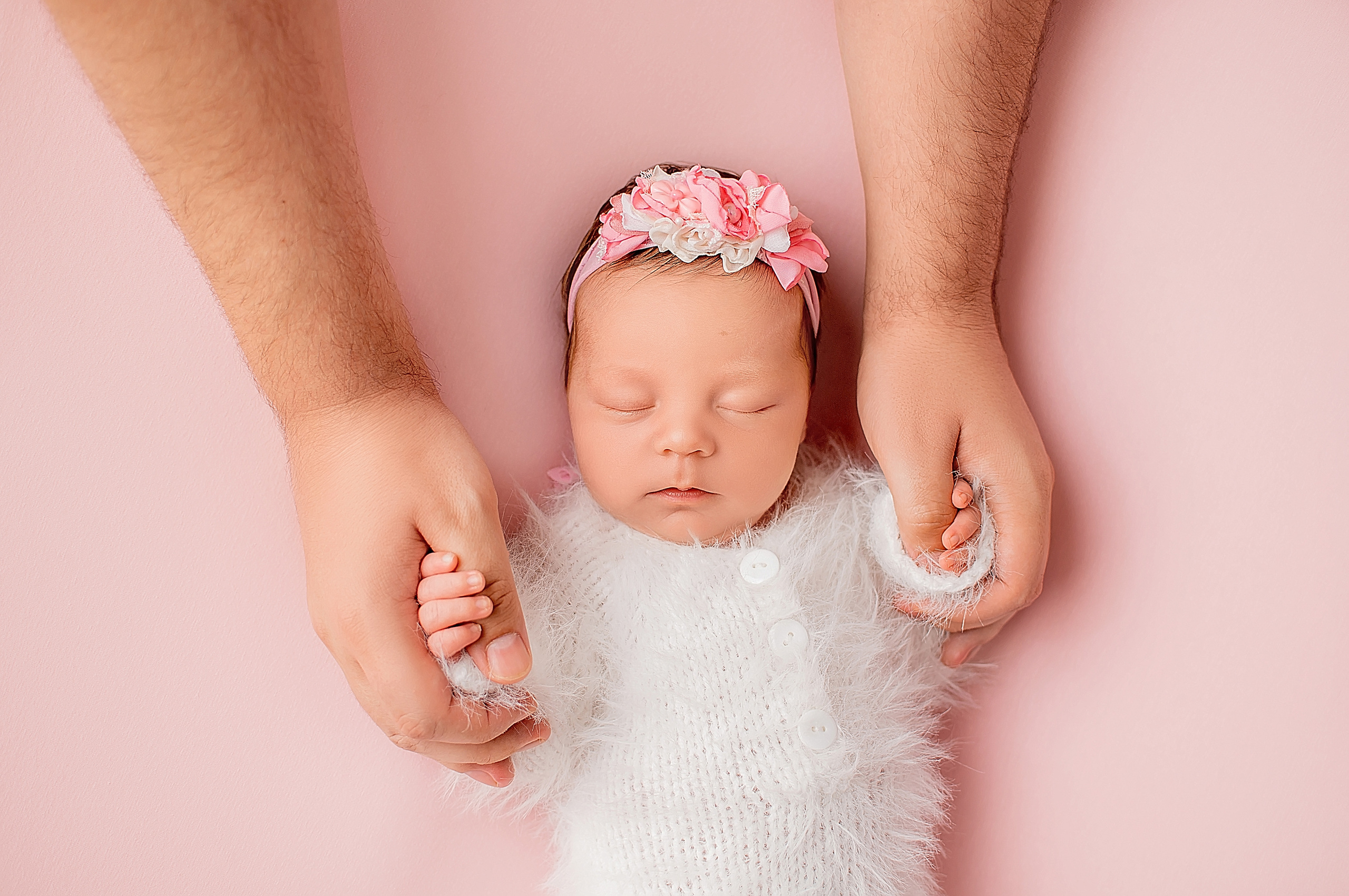 Есения 17 дней. Фотограф новорожденных Краснодар Малышенко Надежда