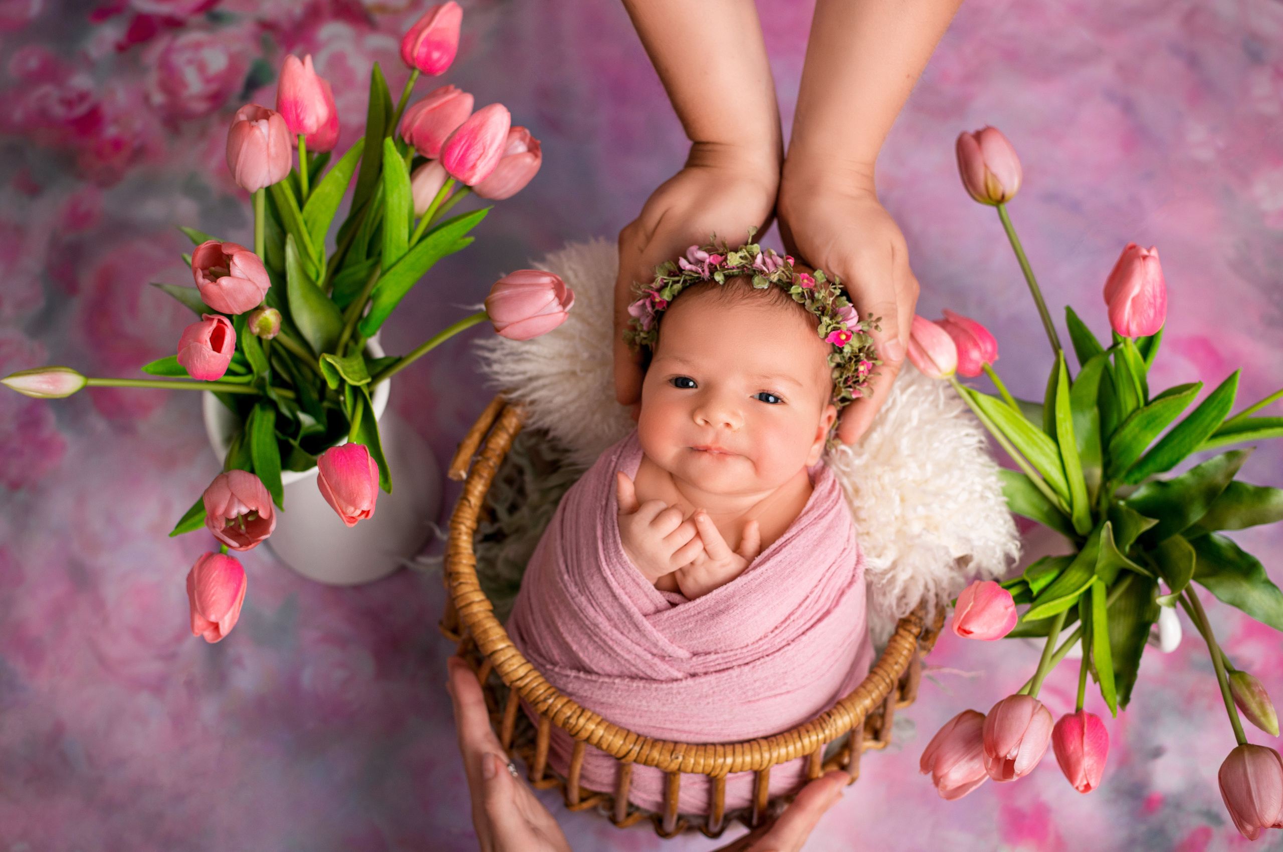 Эмилия 14 дней. Фотограф новорожденных Краснодар Малышенко Надежда