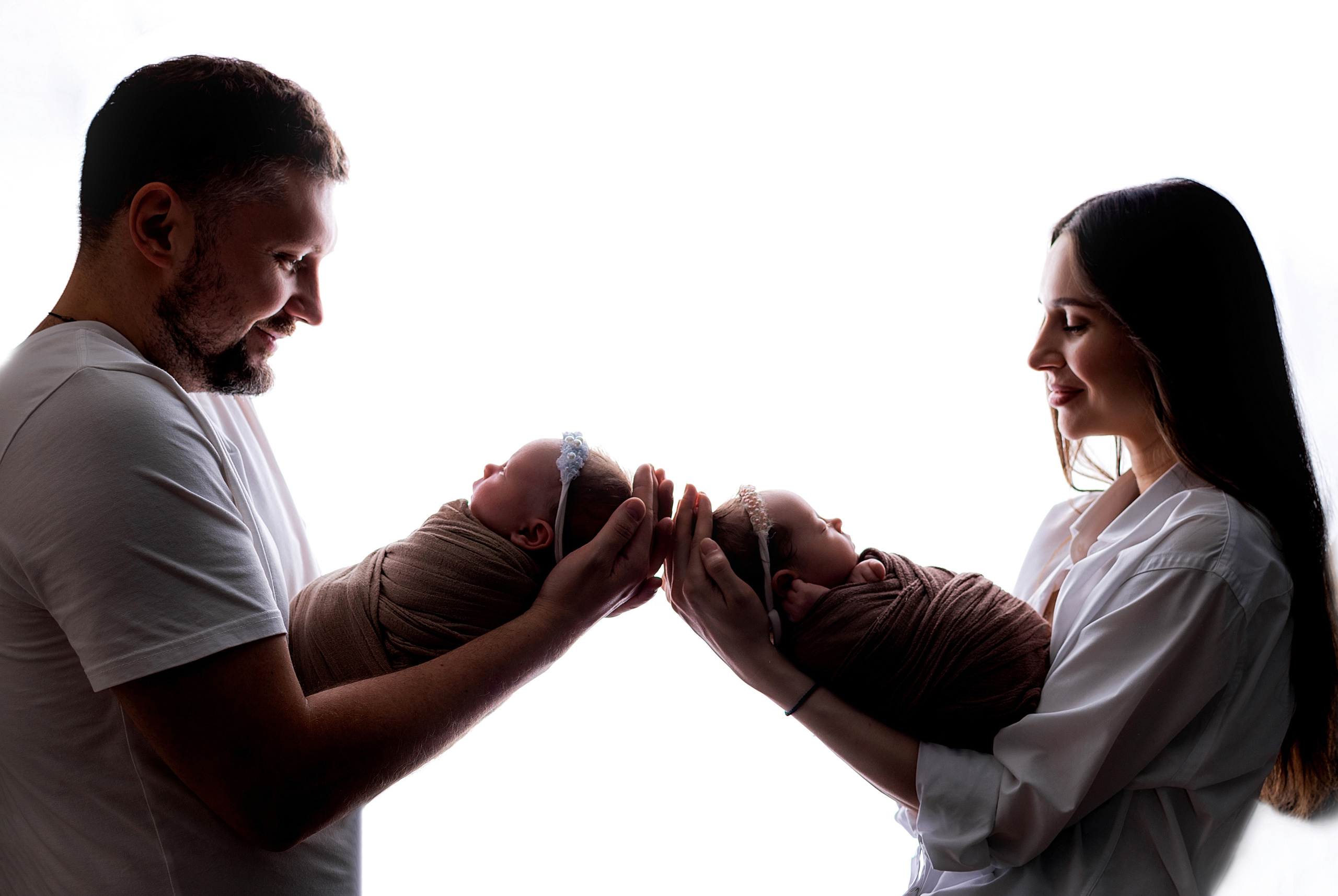 Двойняшки Кира и София. Фотограф новорожденных Краснодар Малышенко Надежда