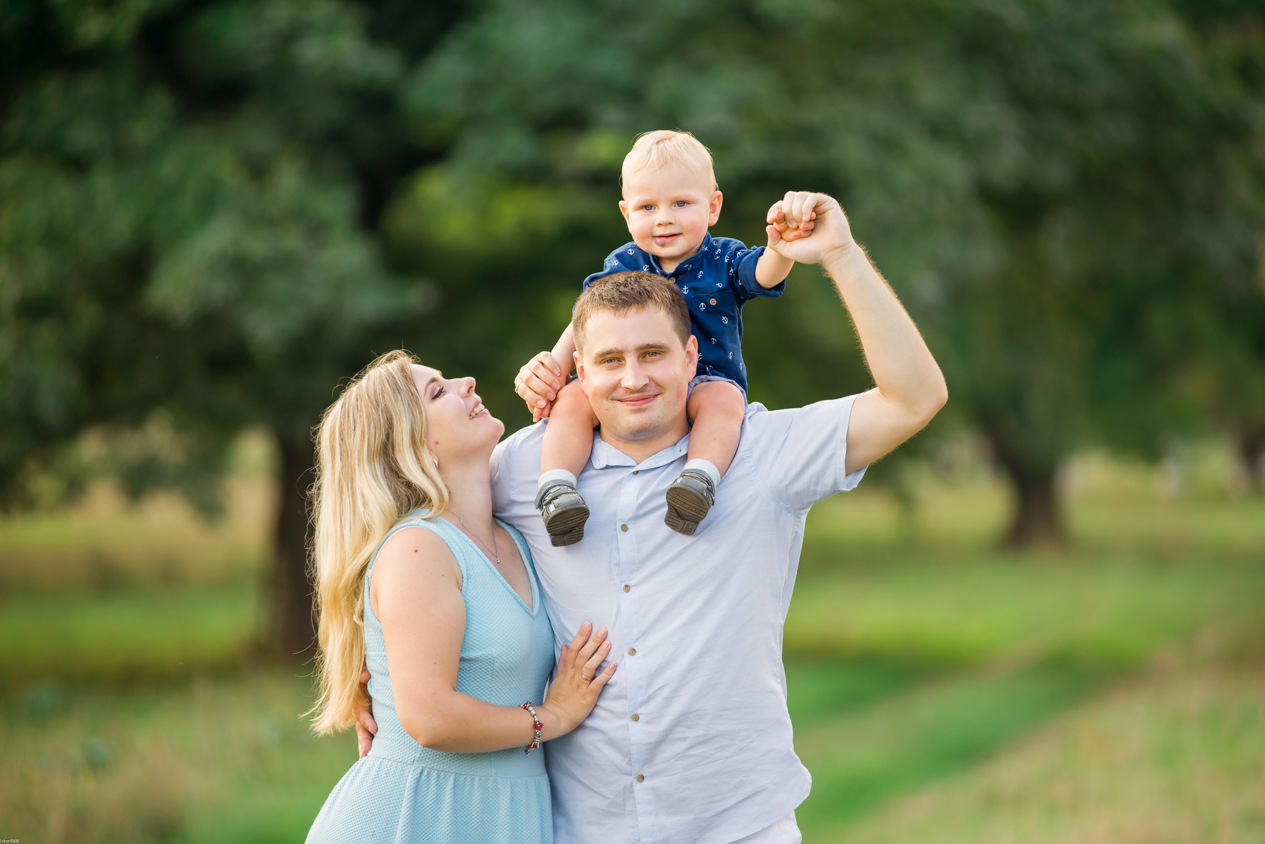 Вова, Маша и маленький Серёжа. Свадебный фотограф в Рязани Вагнер Владимир