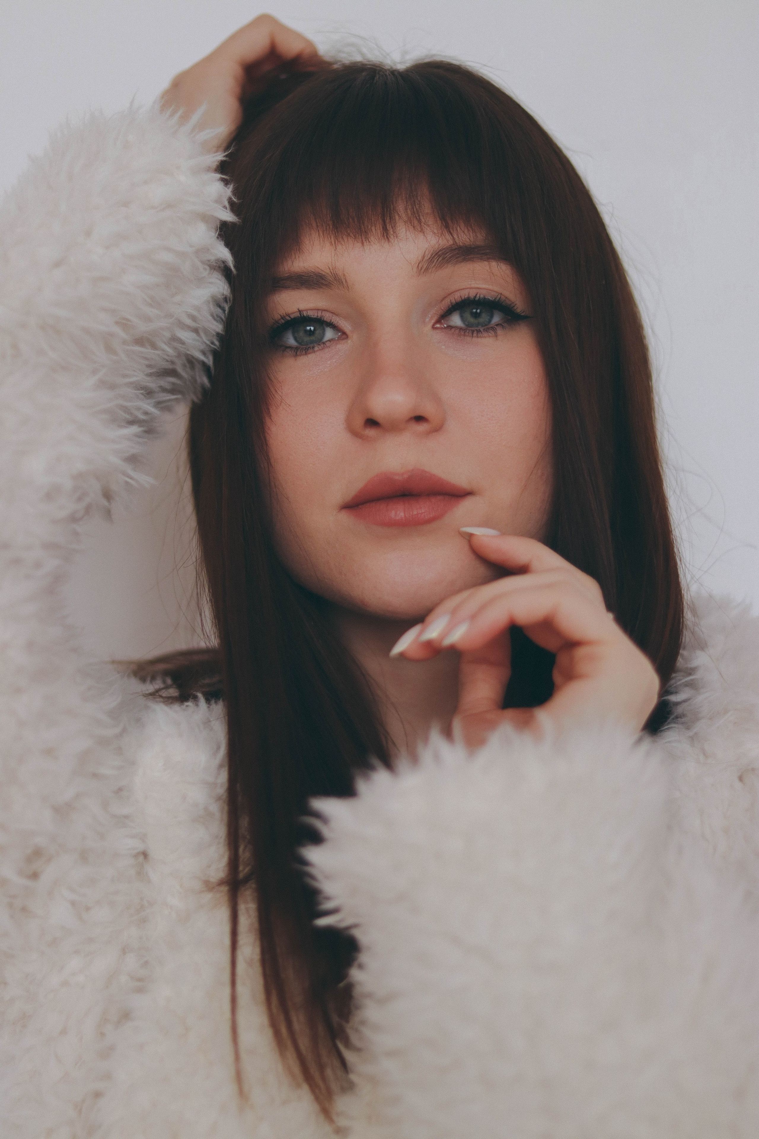 Фотосъёмка Вики в студии. Фотограф Самара Лена Мандарин