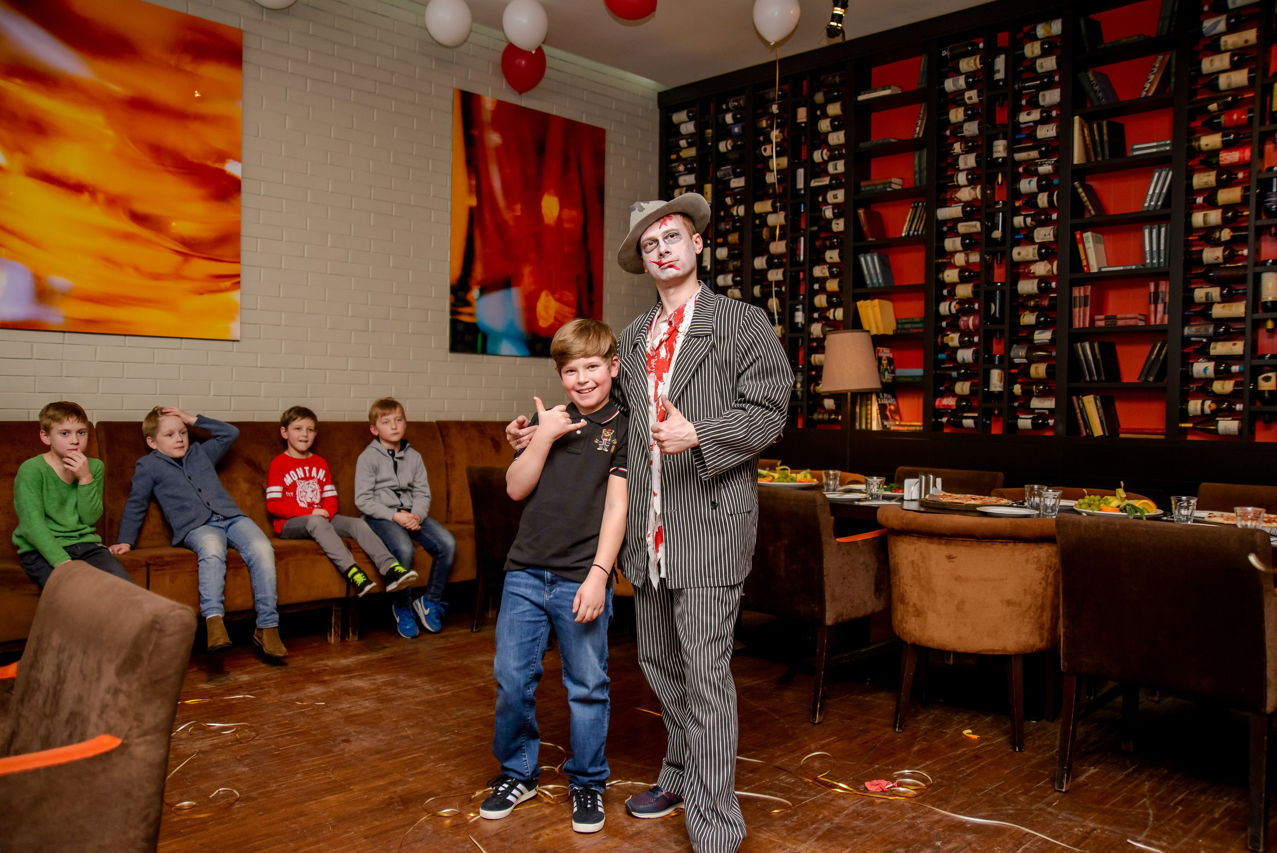 Детский день рождения в ресторане