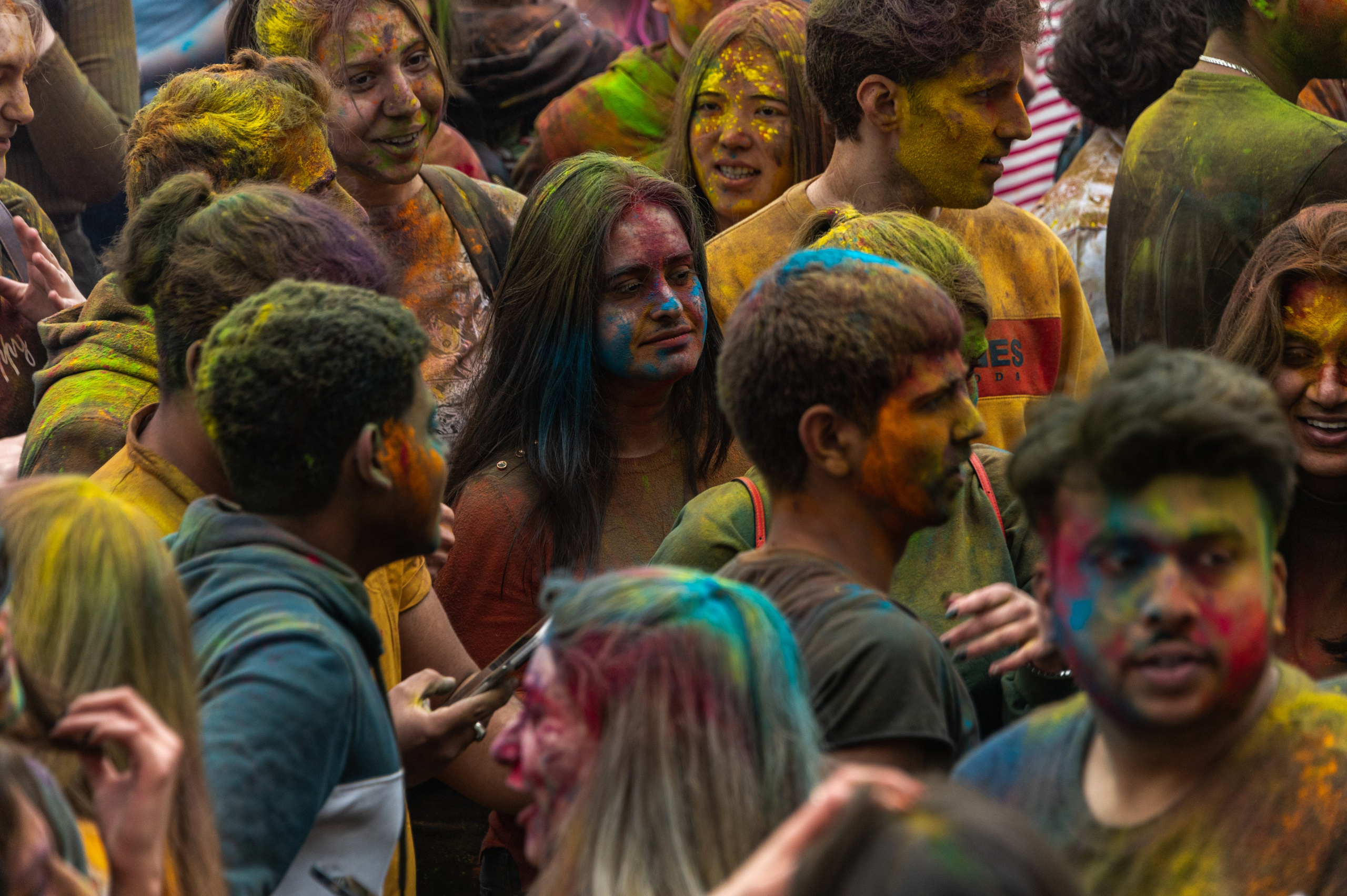 Праздник Холи в Москве. Фотограф Роман Адлер