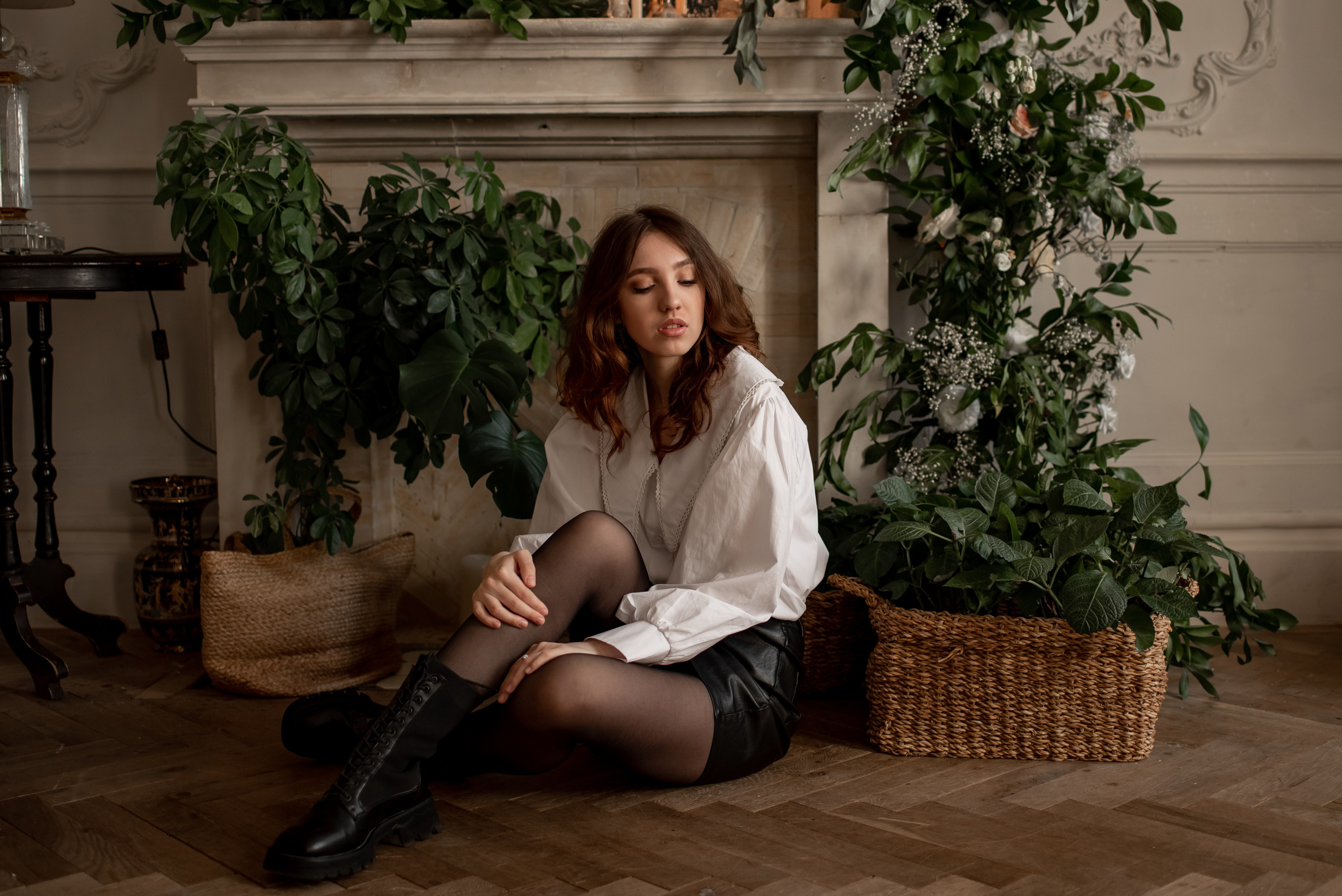 Фотоистория для Лены с цветами. Семейный и детский фотограф Оля в Тюмени