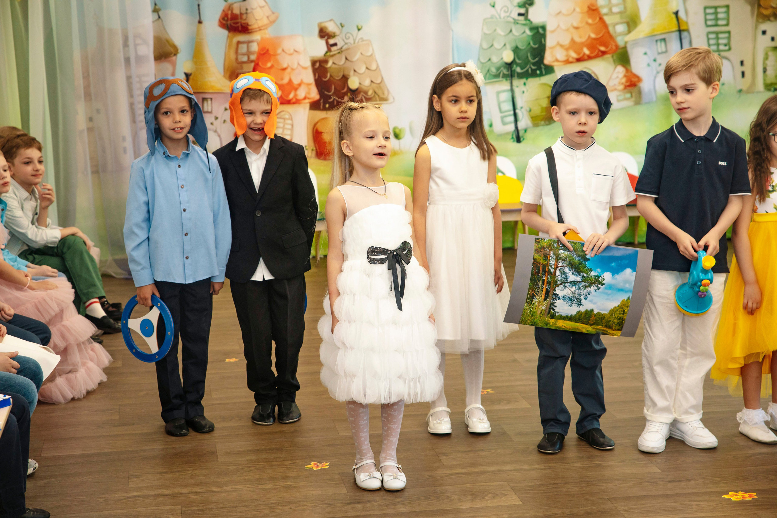 Выпускной в детском саду Маргаритка Курчатовская школа. Фотограф в Москве Яна Полосина