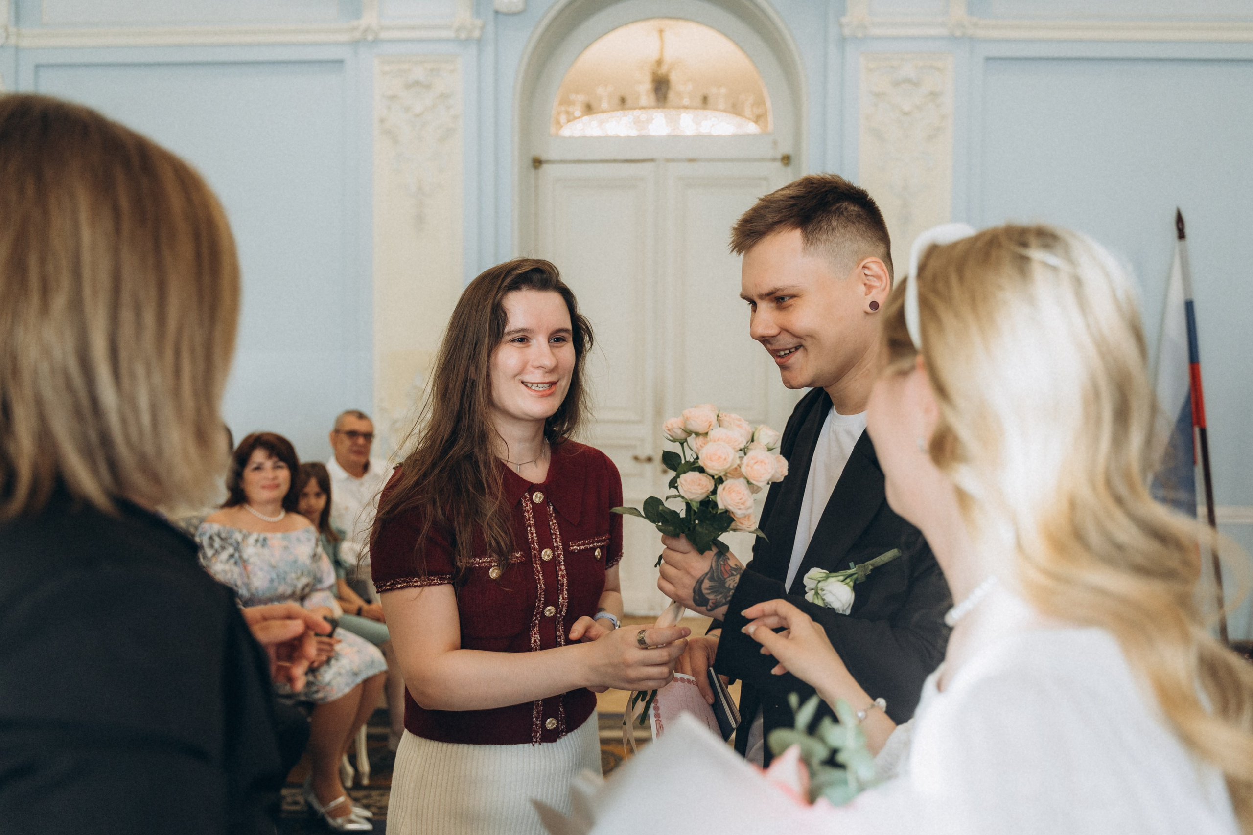 Любовь во 2-м Дворце Бракосочетания. Фотограф в Санкт-Петербурге — Лучина Екатерина