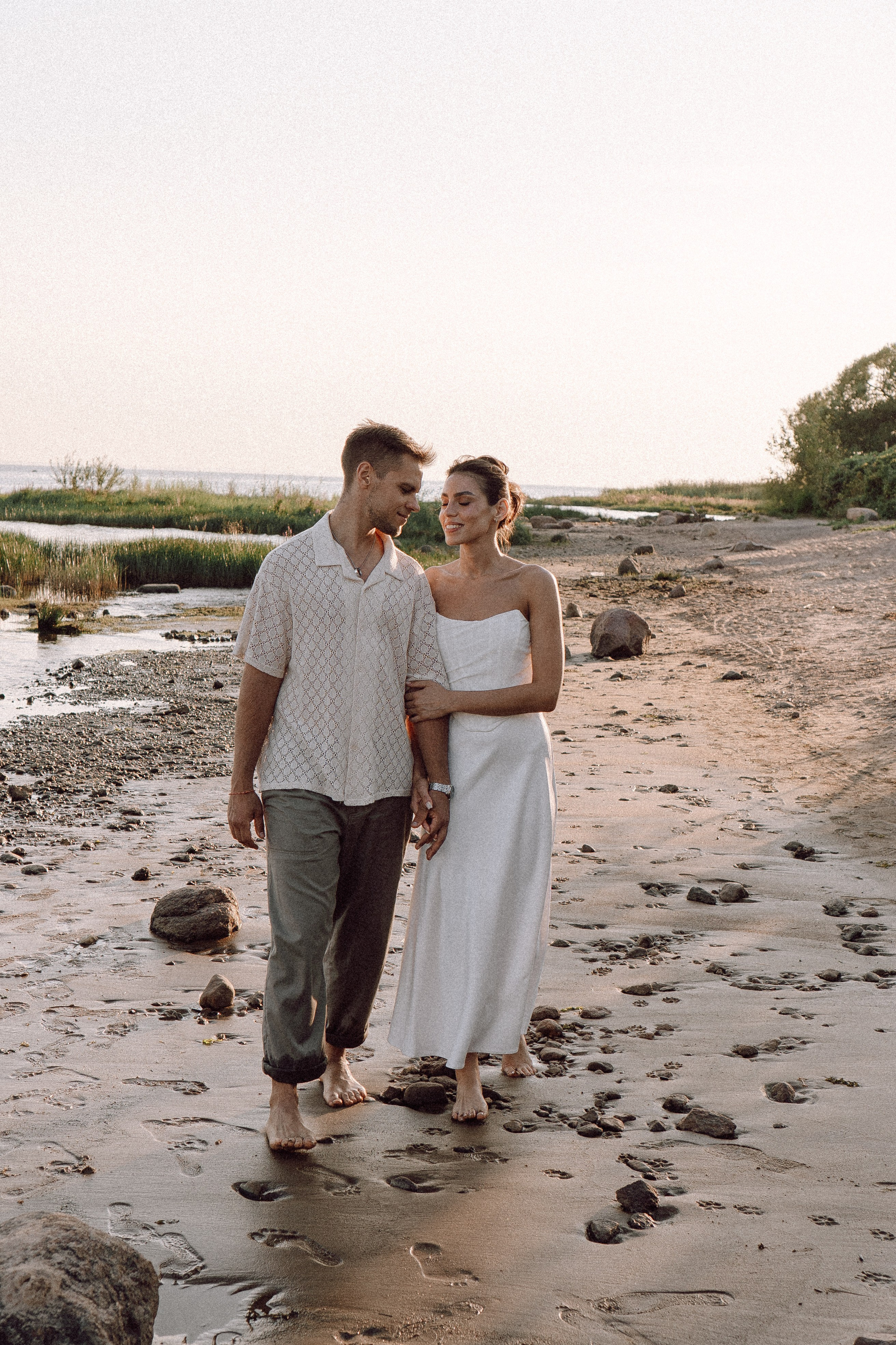 СВАДЕБНАЯ ФОТОСЕССИЯ ВЫЕЗДНОЙ ЦЕРЕМОНИИ (ФИНСКИЙ ЗАЛИВ). Профессиональный фотограф, Санкт-Петербург — Виктория Богомолова