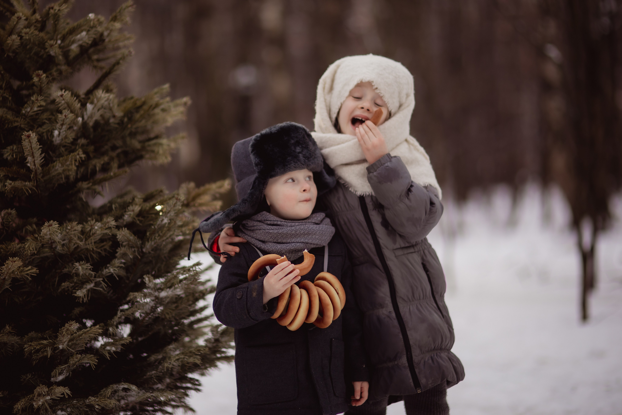 Зимние узоры. Семейный фотограф в Москве