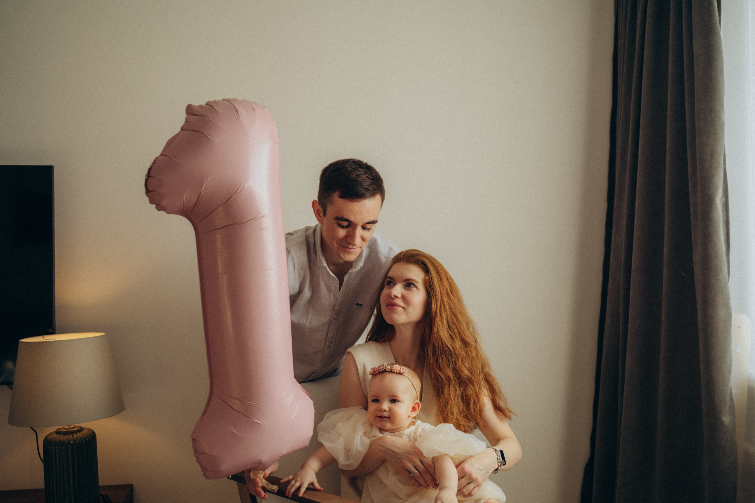 Самый первый день рождения. Семейный фотограф в Москве Елена Гильманова