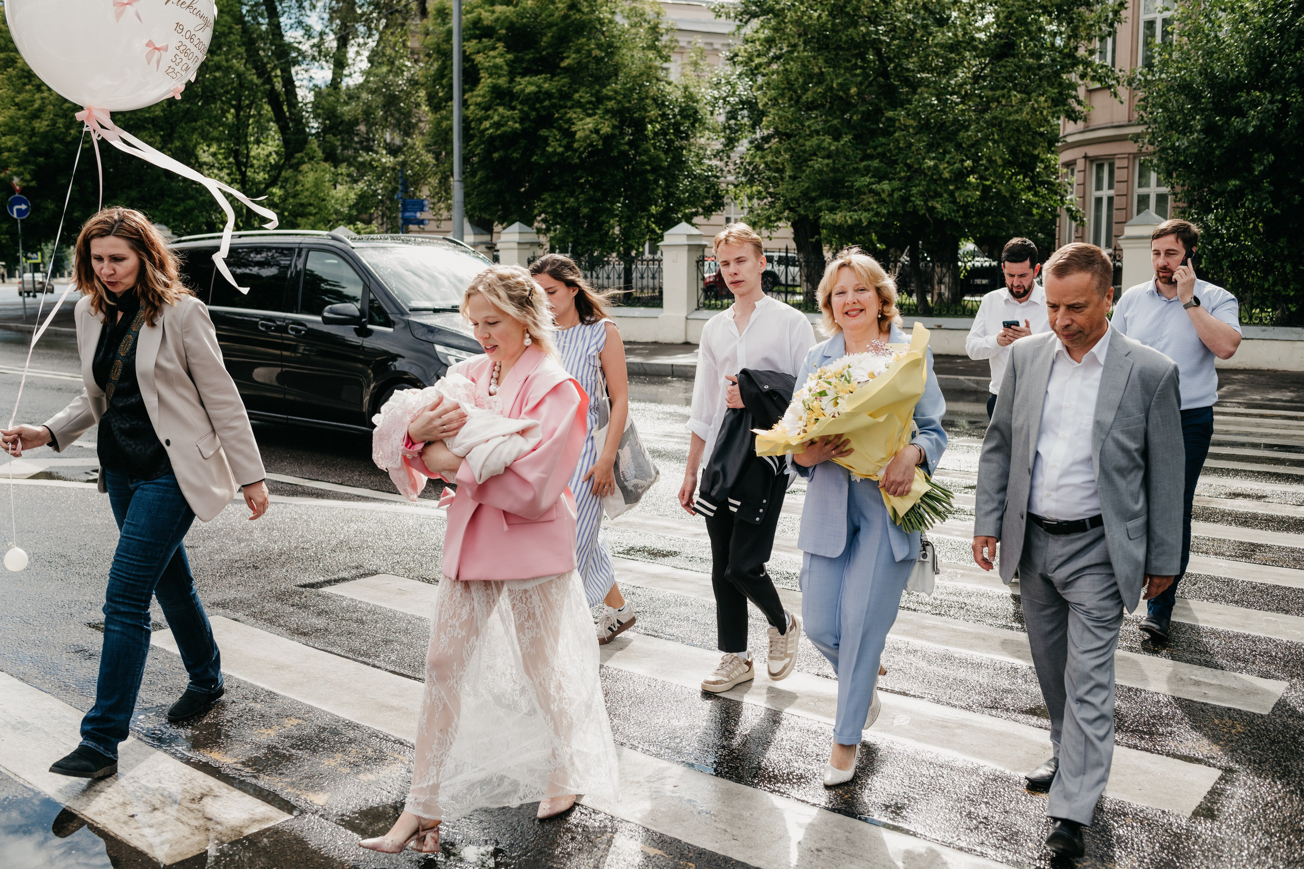 Выписка Мии. Фотограф на выписку из роддома в Москве и МО