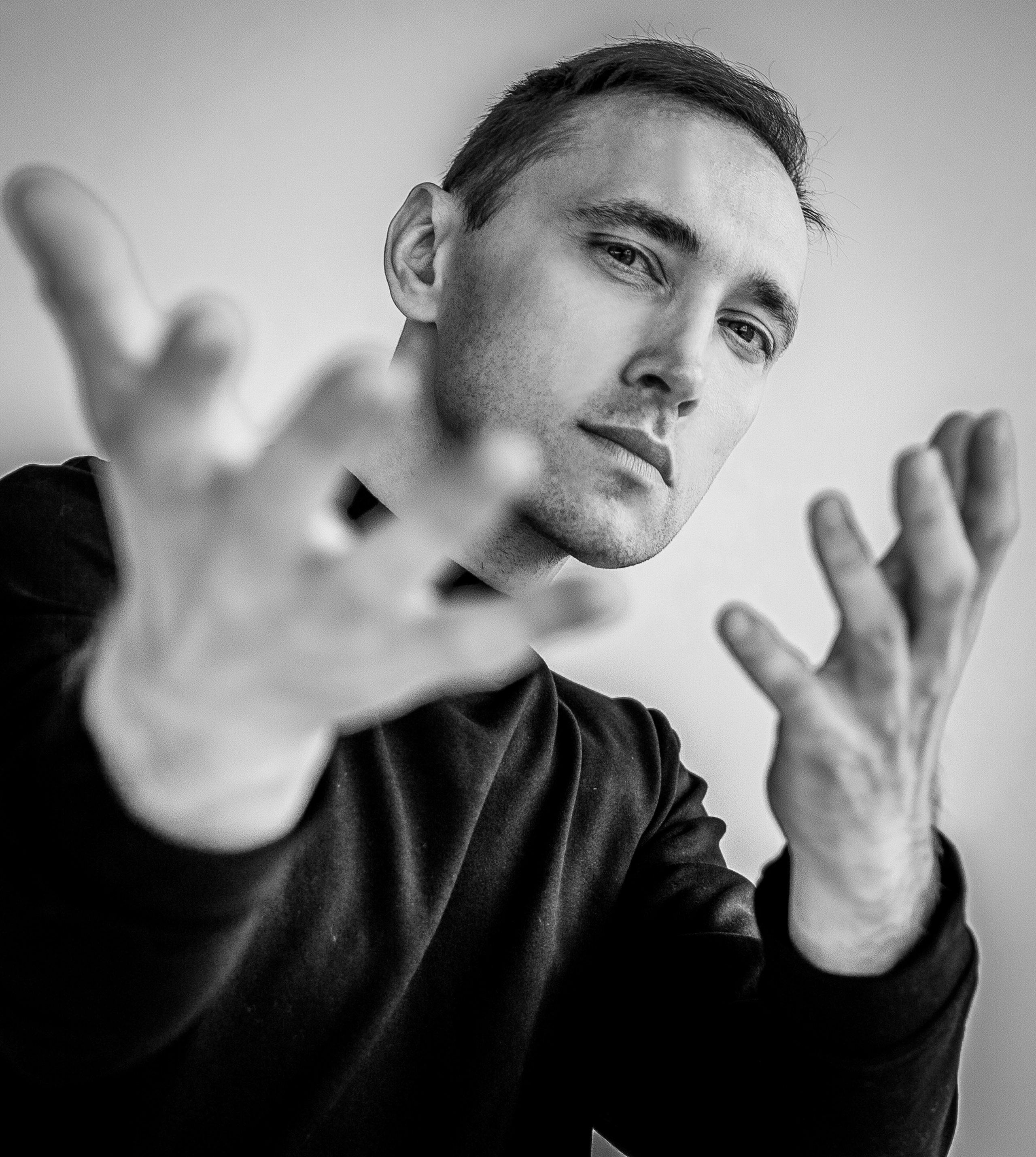 Сергей Паранюшкин, студия. Фотограф Михаил Рысенко, Москва