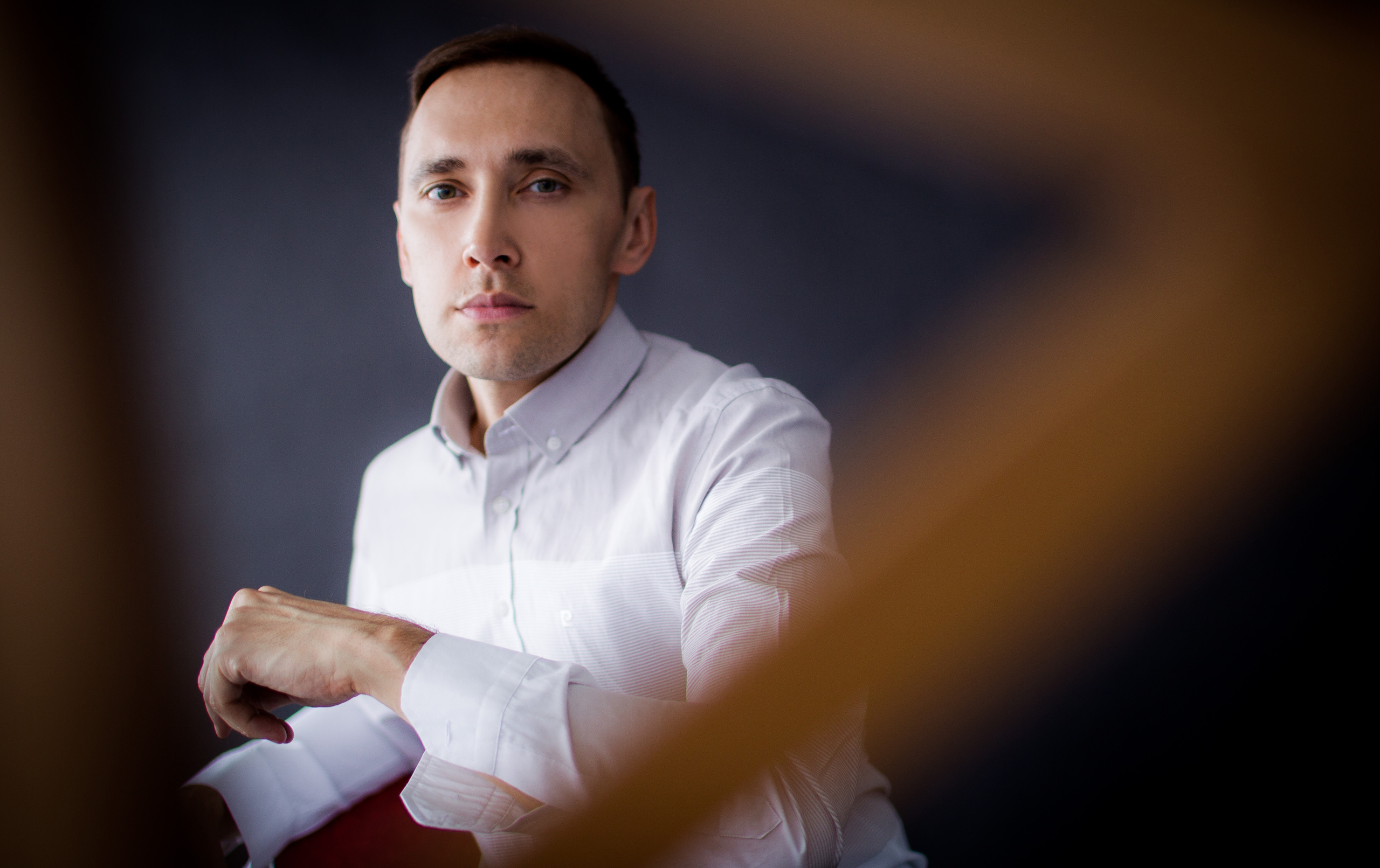 Сергей Паранюшкин, студия. Фотограф Михаил Рысенко, Москва