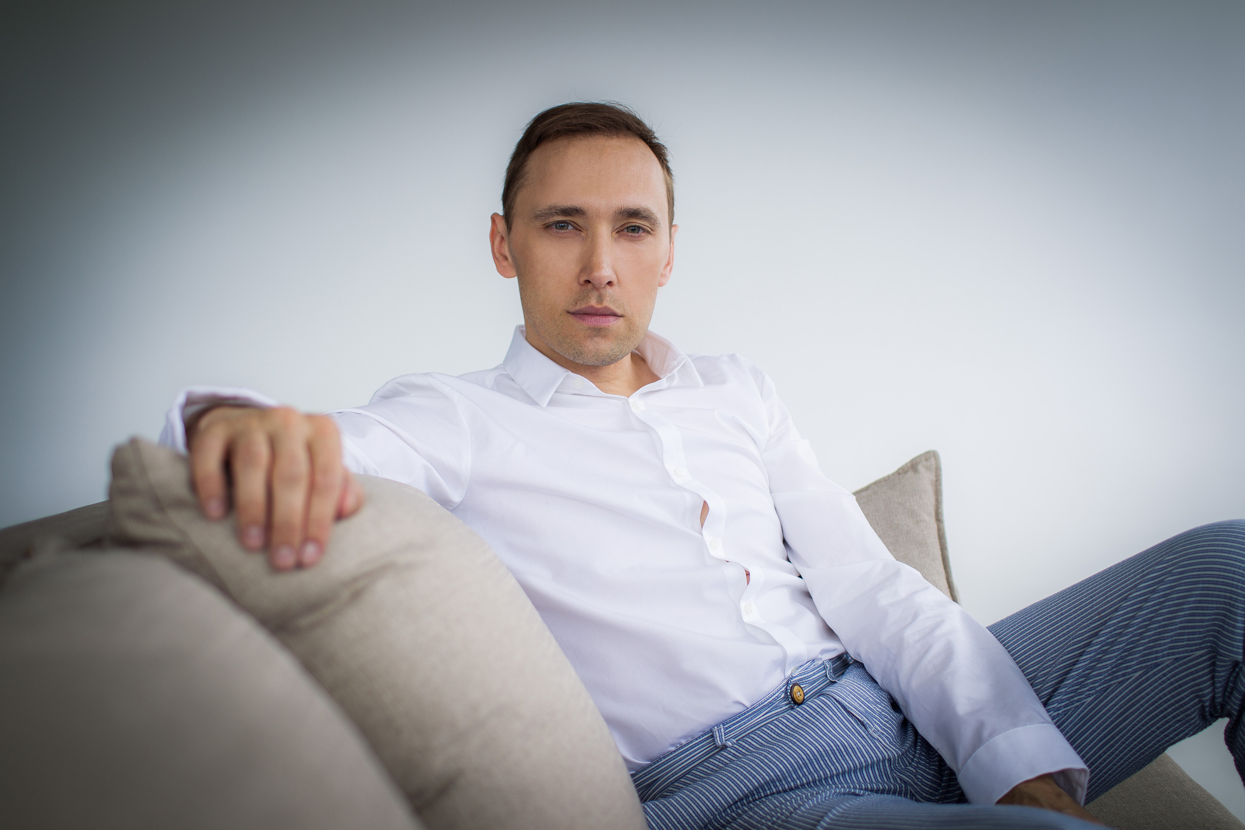 Сергей Паранюшкин, студия. Фотограф Михаил Рысенко, Москва