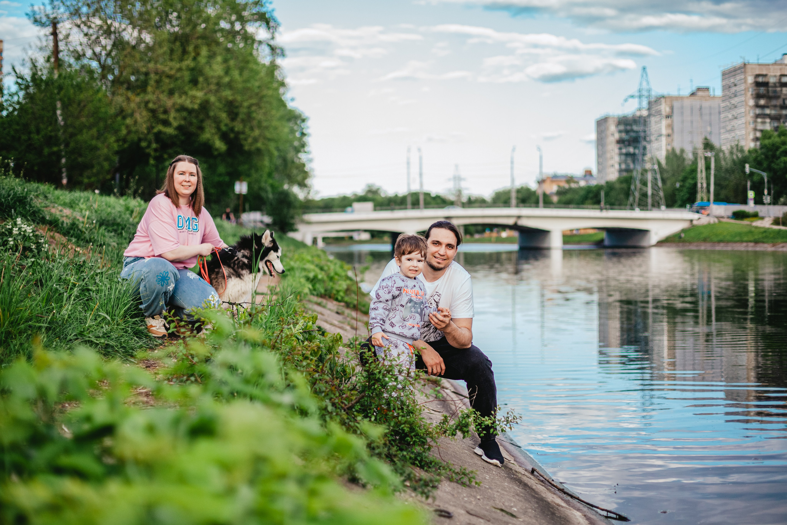 Семейная экспресс фотосессия в рамках фотодня. Фотограф-анималист Татьяна Степанова