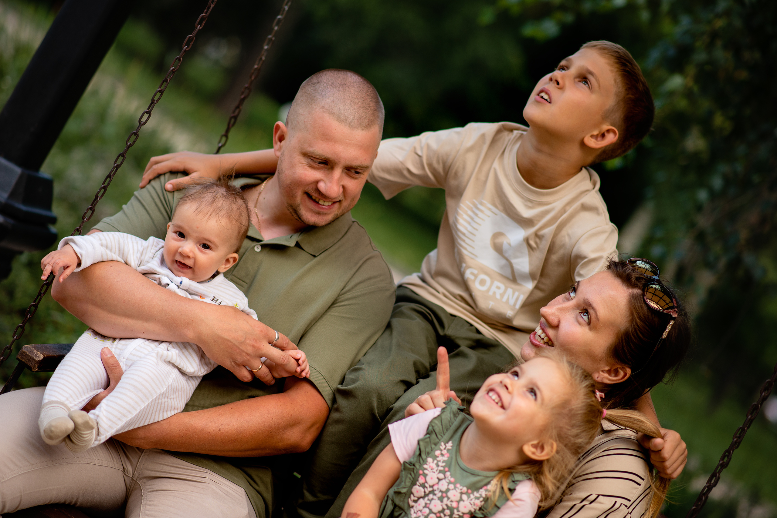 Фотопрогулка с Наташей, Николаем, Владом, Ксюшей и маленьким Ромой. Детский и семейный фотограф в Москве Ульяна Федорова
