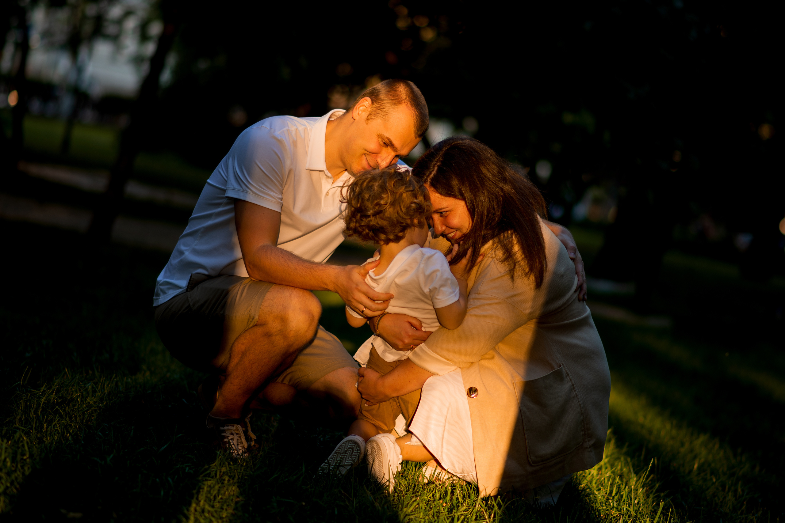 Фотопрогулка с Ириной, Михаилом и непоседой Ромой. Детский и семейный фотограф в Москве Ульяна Федорова