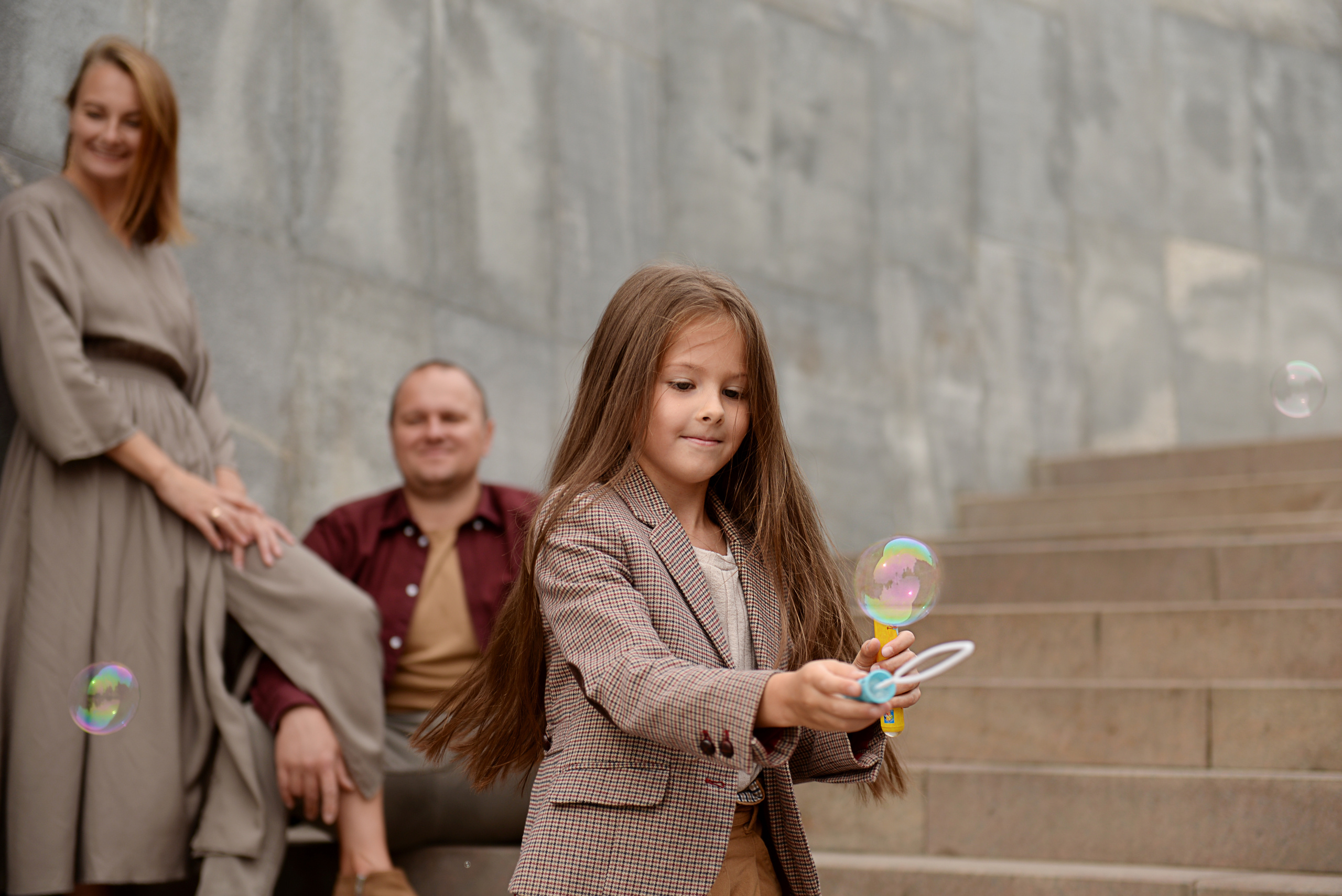 Городская съемка для Татьяны, Александра, Юли и Яны. Детский и семейный фотограф в Москве Ульяна Федорова