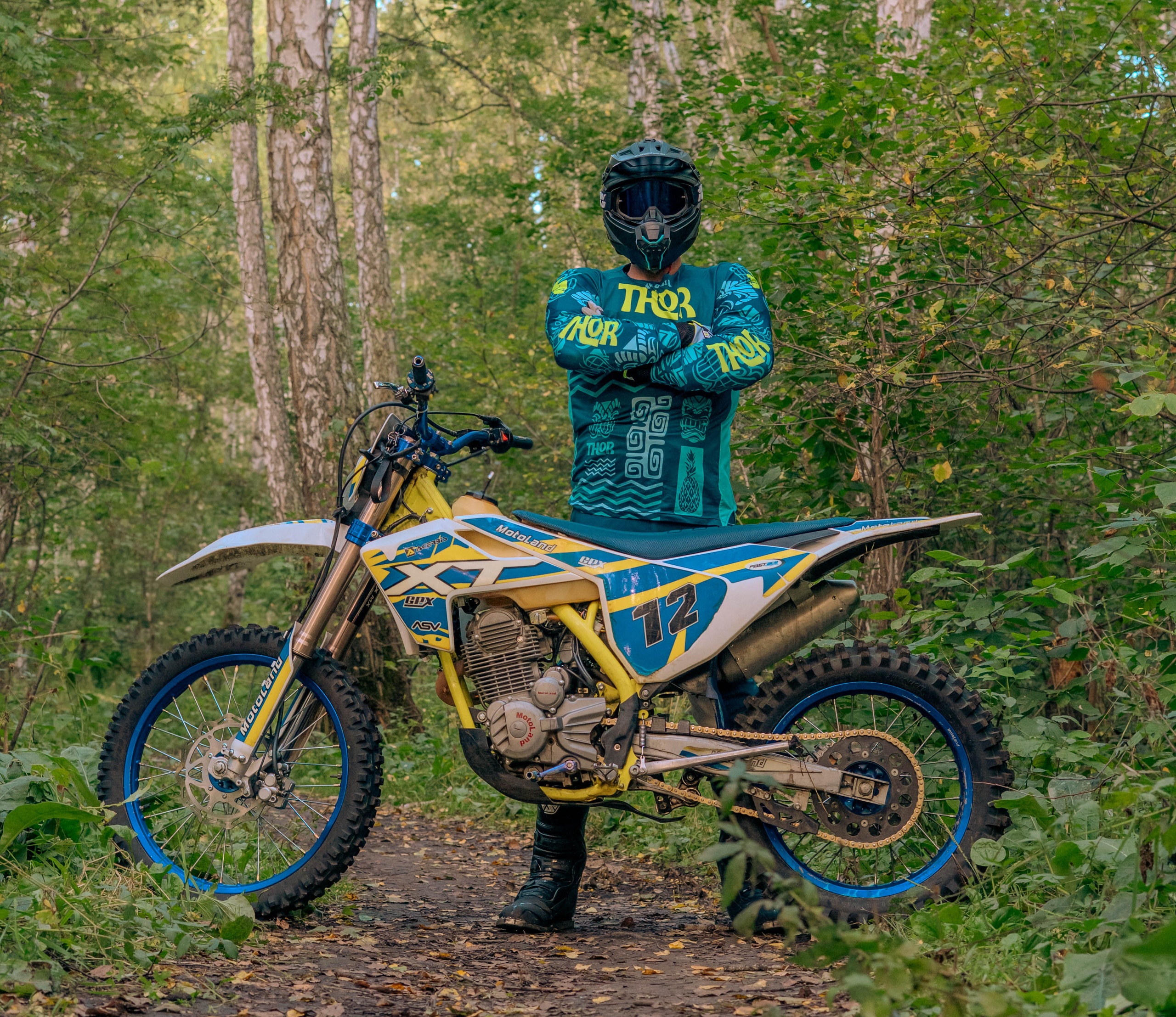 Фотосессия мотоциклов машин техники в Новосибирске Краснообске