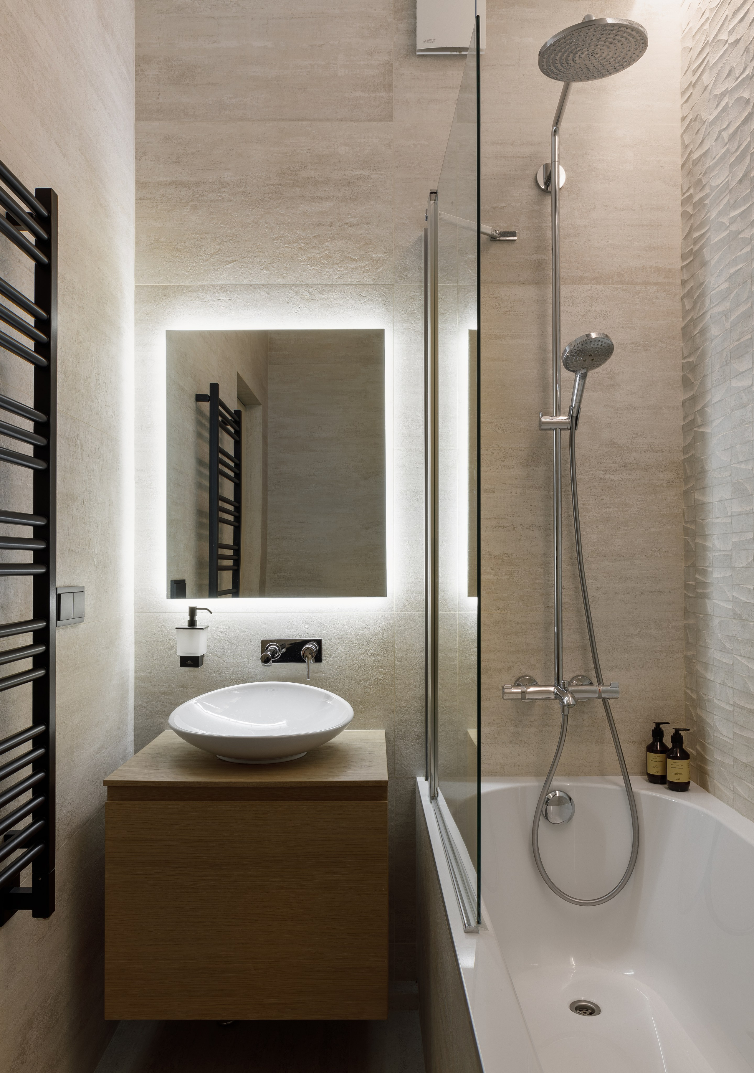 современная ванная. Создание и Реализация дизайн проекта под ключ.