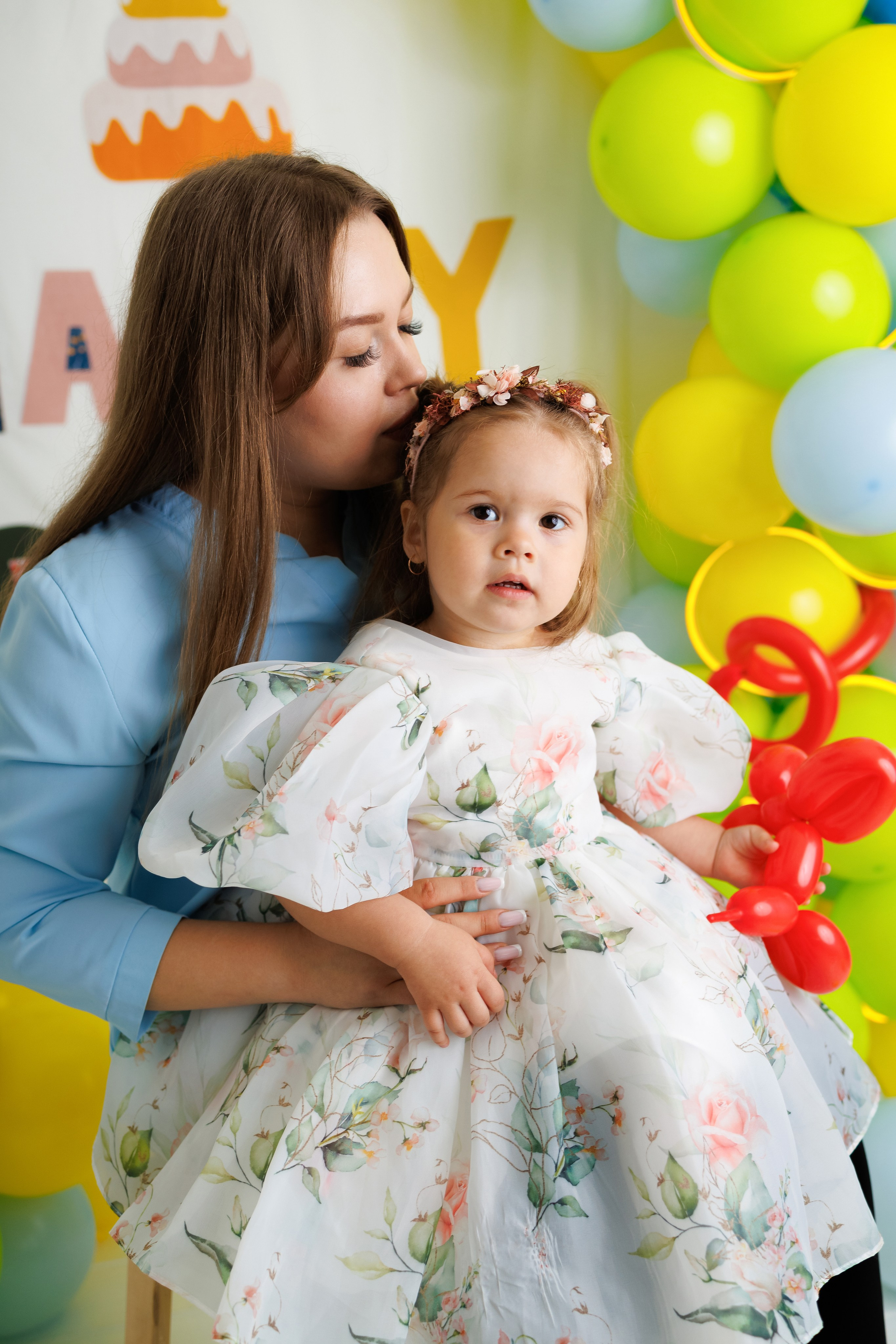 Дашеньке 2 годика. Фотограф новорожденный малышей Новосибирск