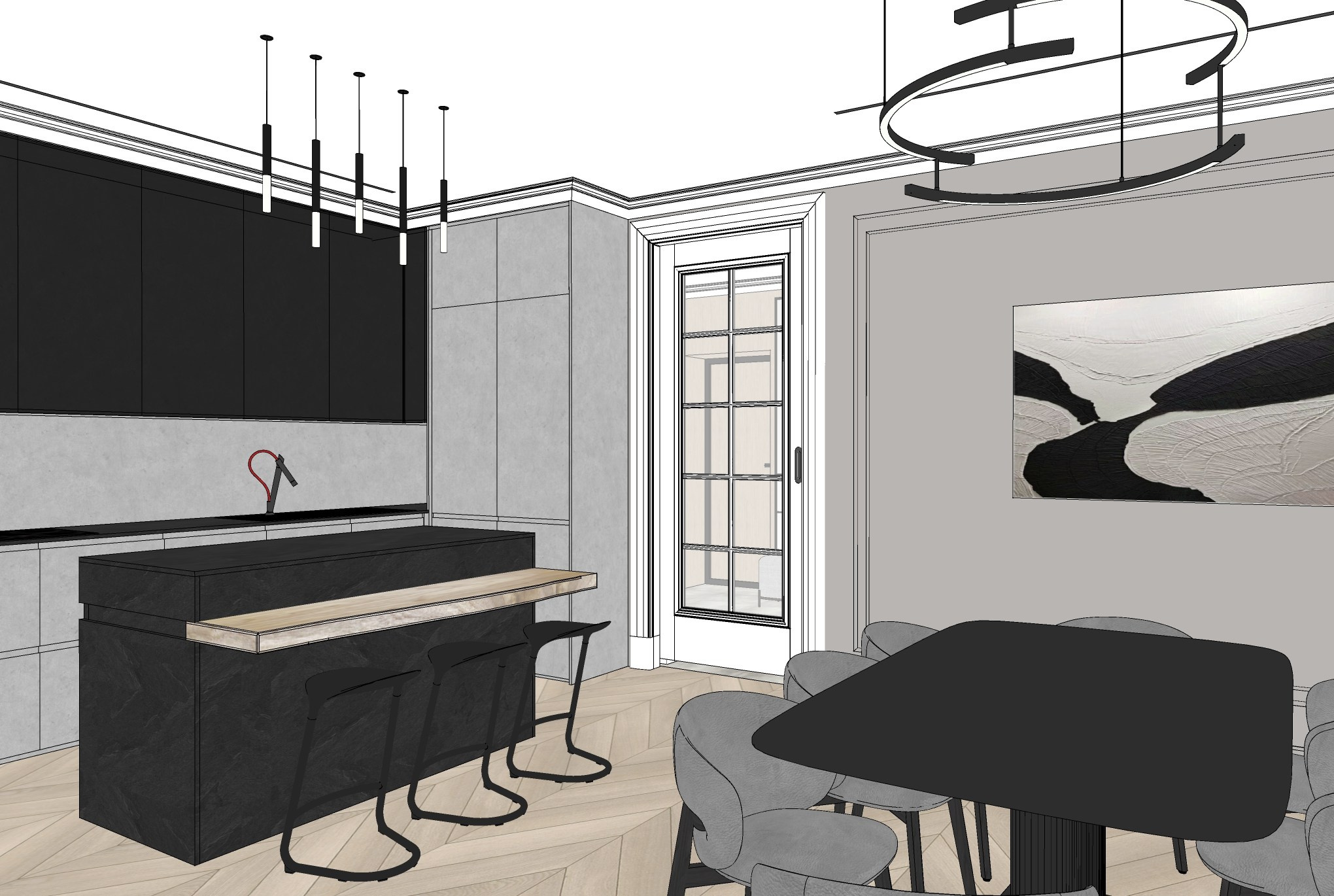 ЖК Пречистенка, Москва. Студия интерьерного дизайна и проектирования, Москва