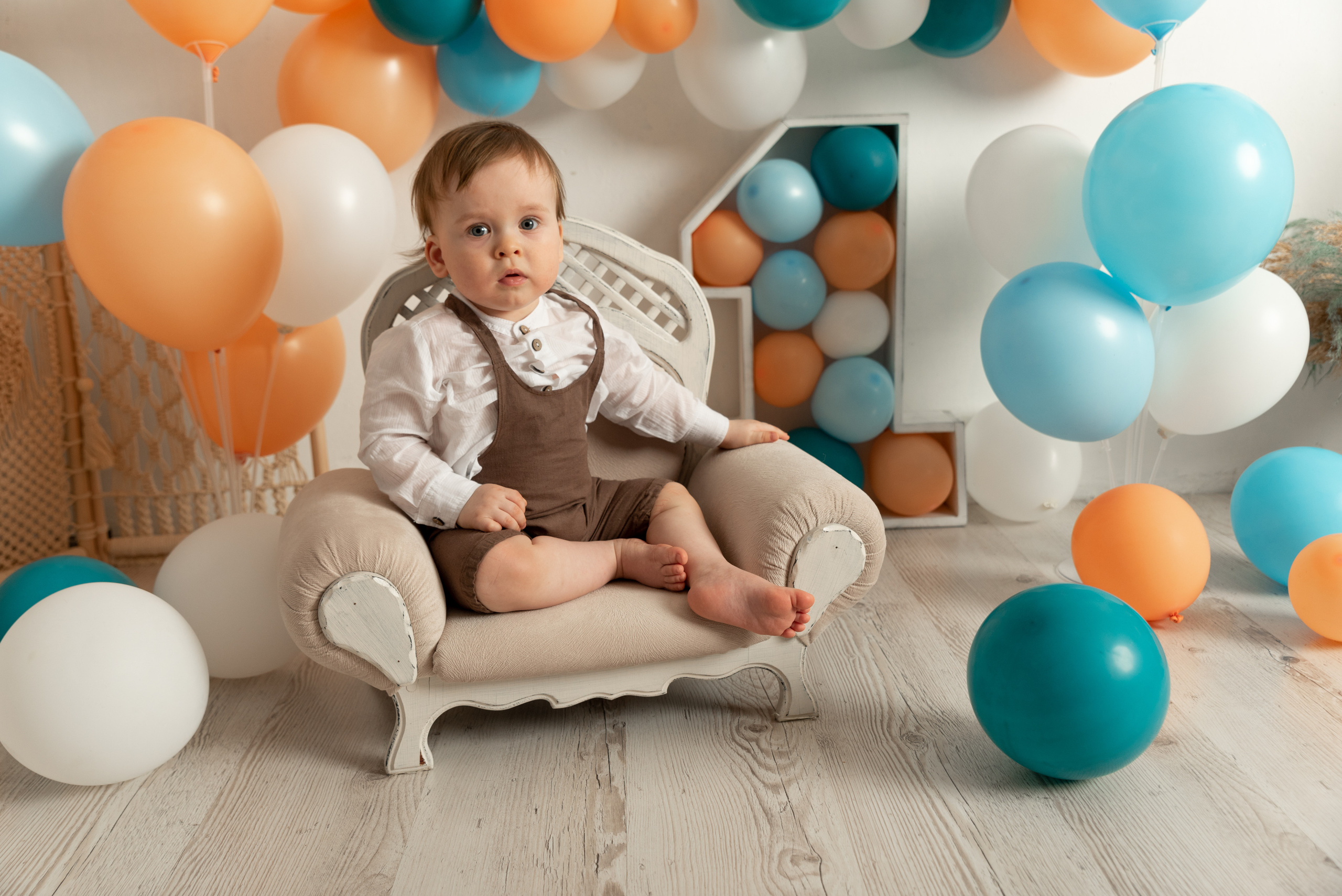 Годовасие Давида пакет «Все включено». Фотограф новорожденных в Нижневартовске Лара Курдюкова