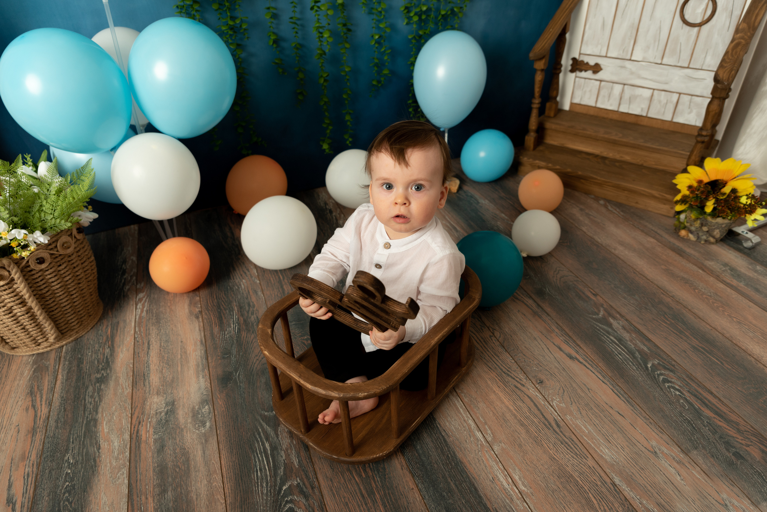 Годовасие Давида пакет «Все включено». Фотограф новорожденных в Нижневартовске Лара Курдюкова