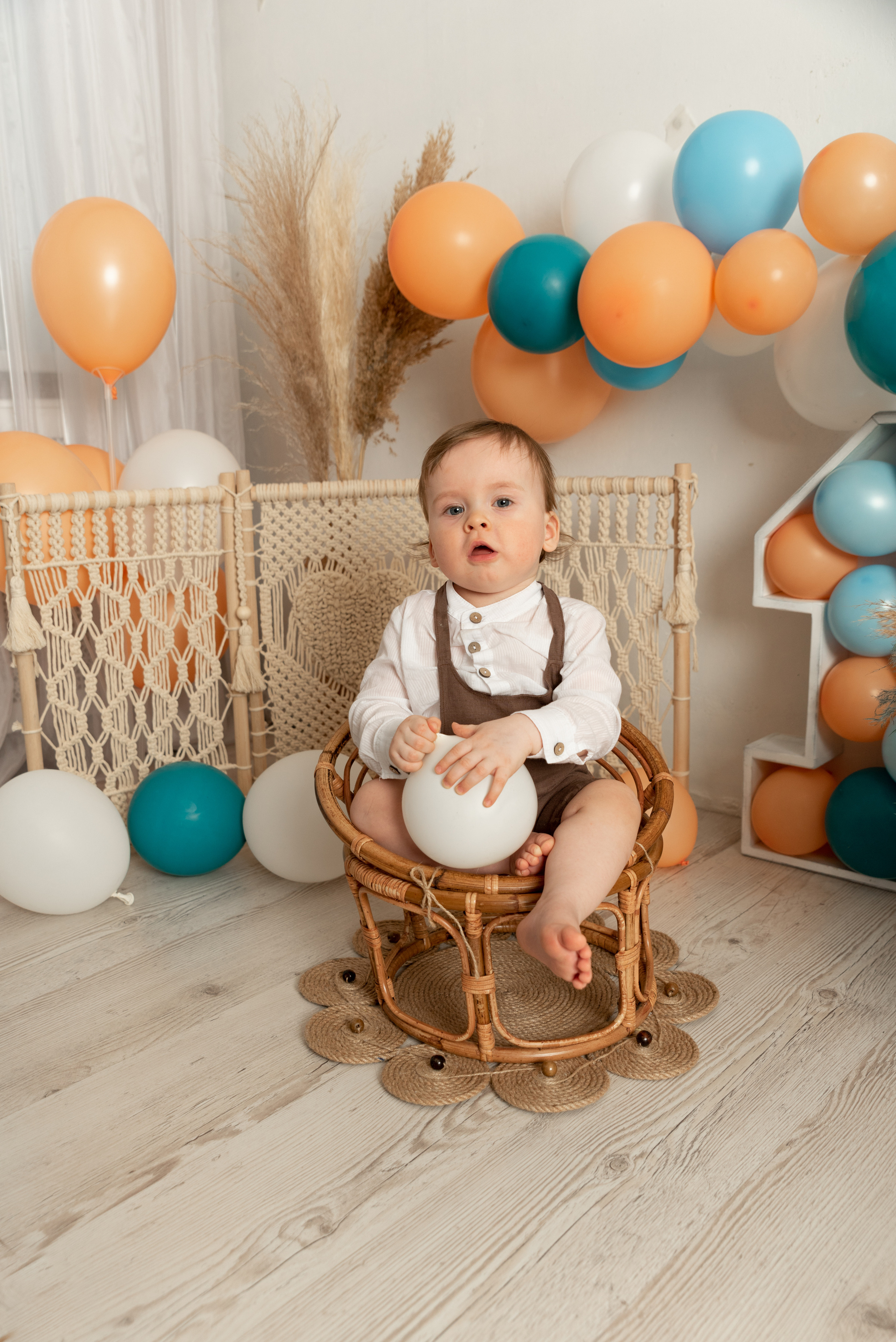 Годовасие Давида пакет «Все включено». Фотограф новорожденных в Нижневартовске Лара Курдюкова