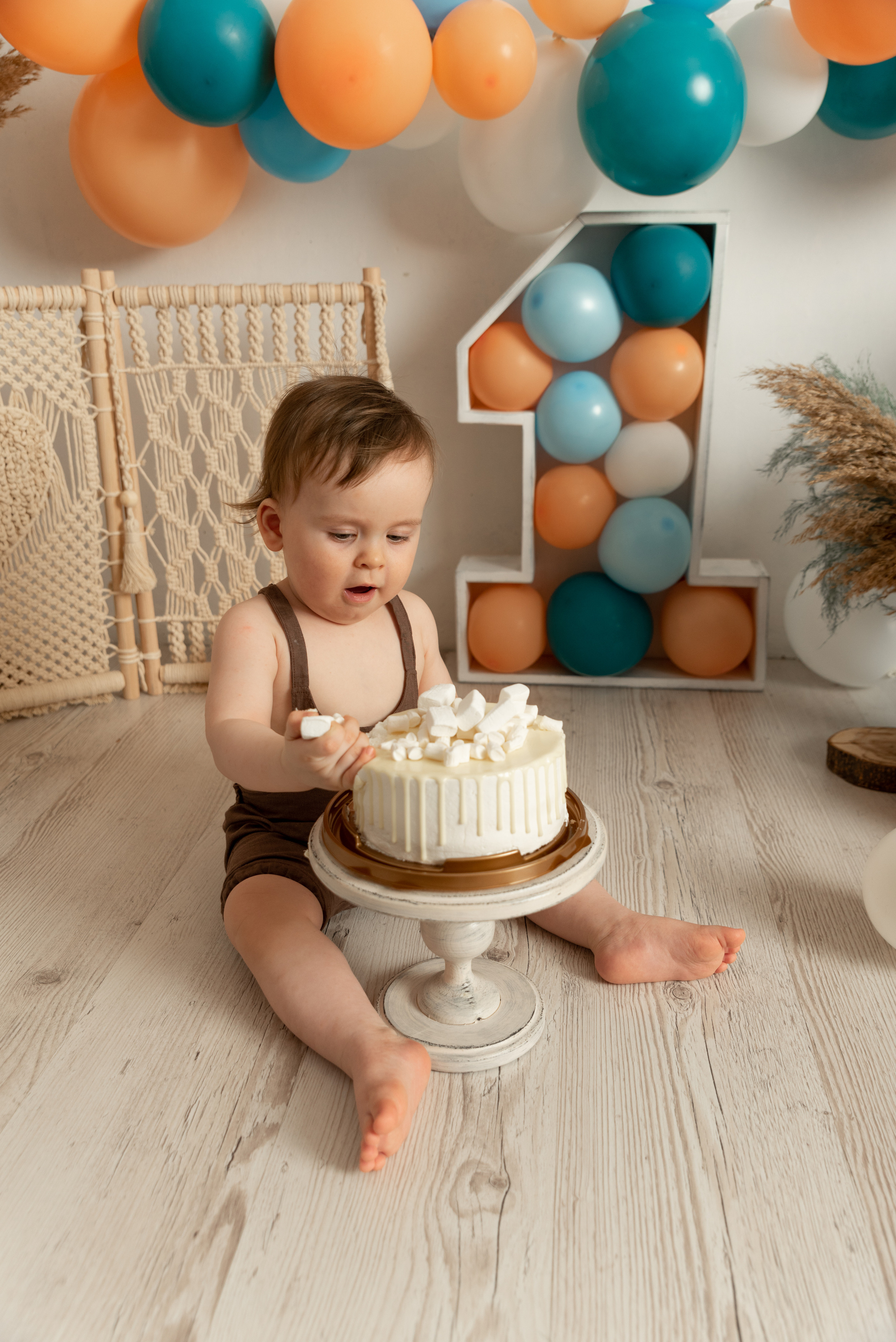 Годовасие Давида пакет «Все включено». Фотограф новорожденных в Нижневартовске Лара Курдюкова