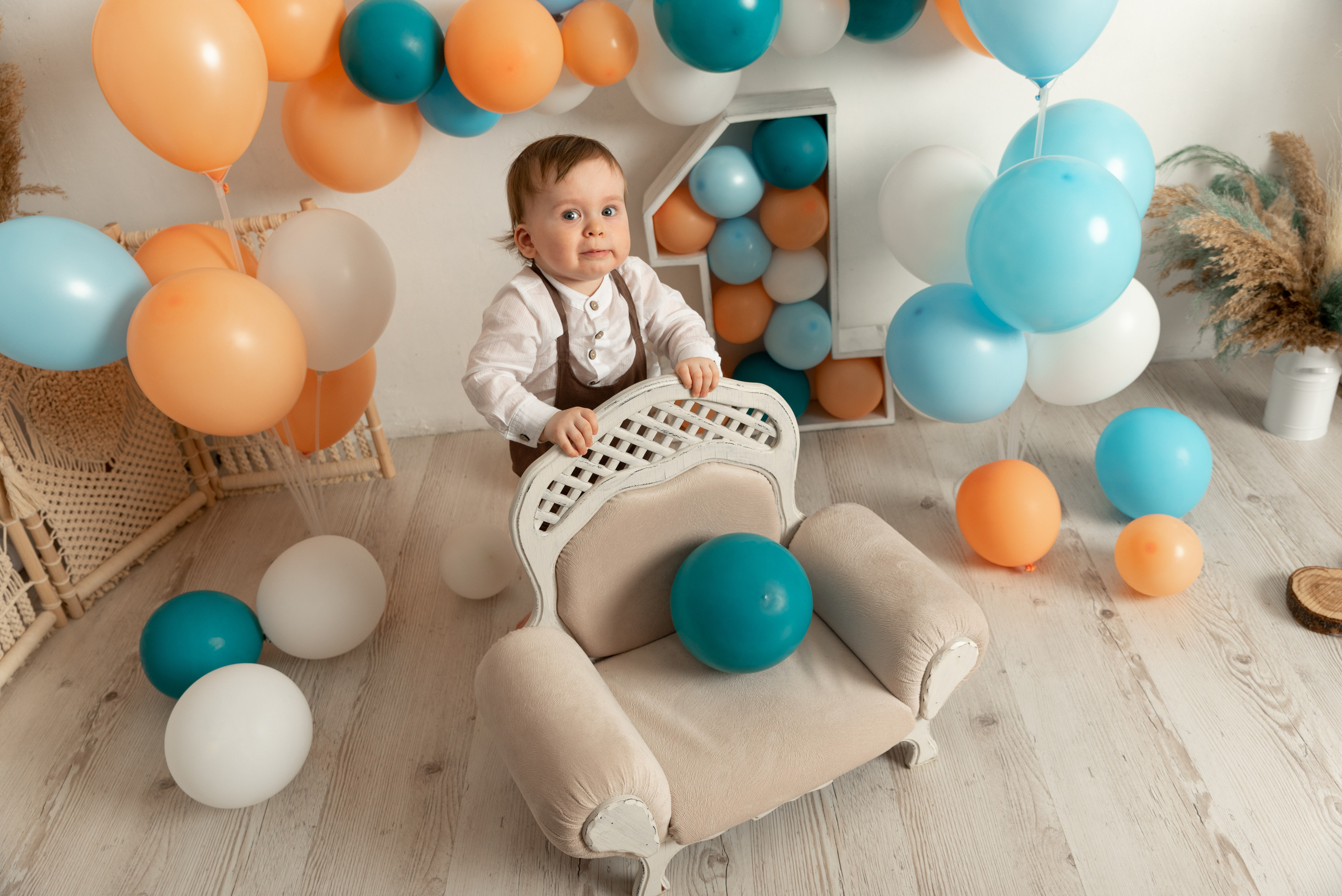 Годовасие Давида пакет «Все включено». Фотограф новорожденных в Нижневартовске Лара Курдюкова