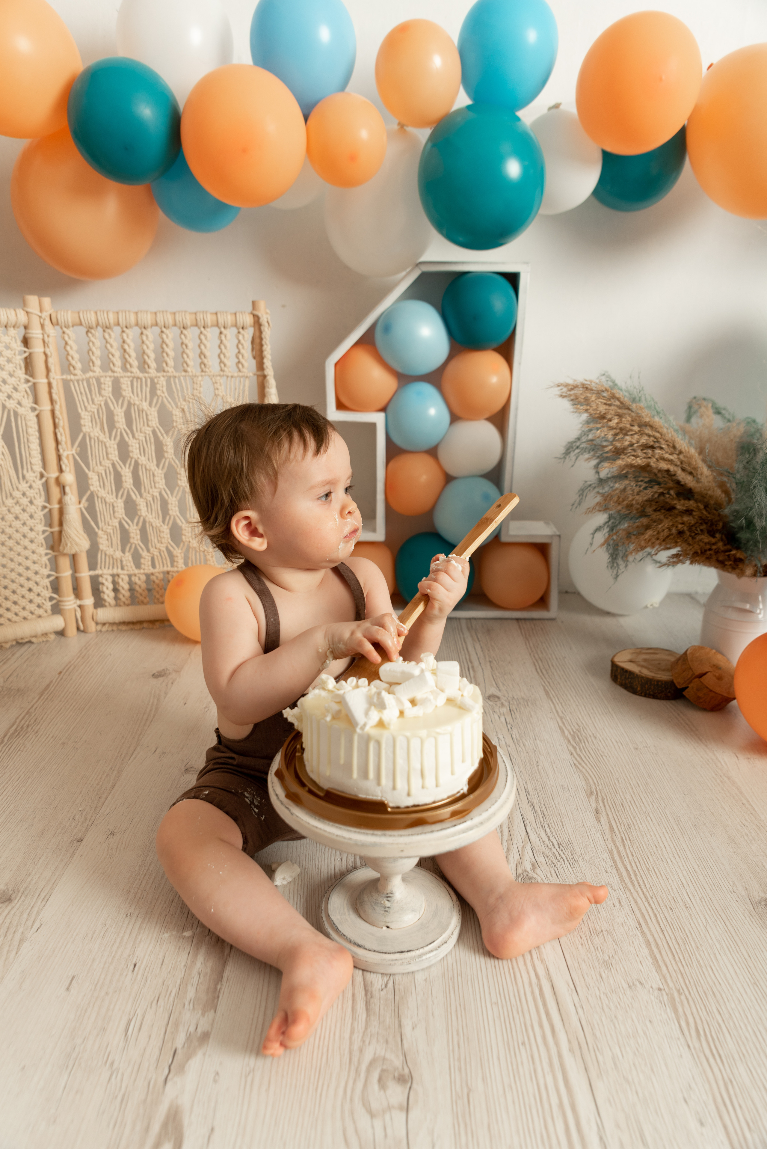 Годовасие Давида пакет «Все включено». Фотограф новорожденных в Нижневартовске Лара Курдюкова