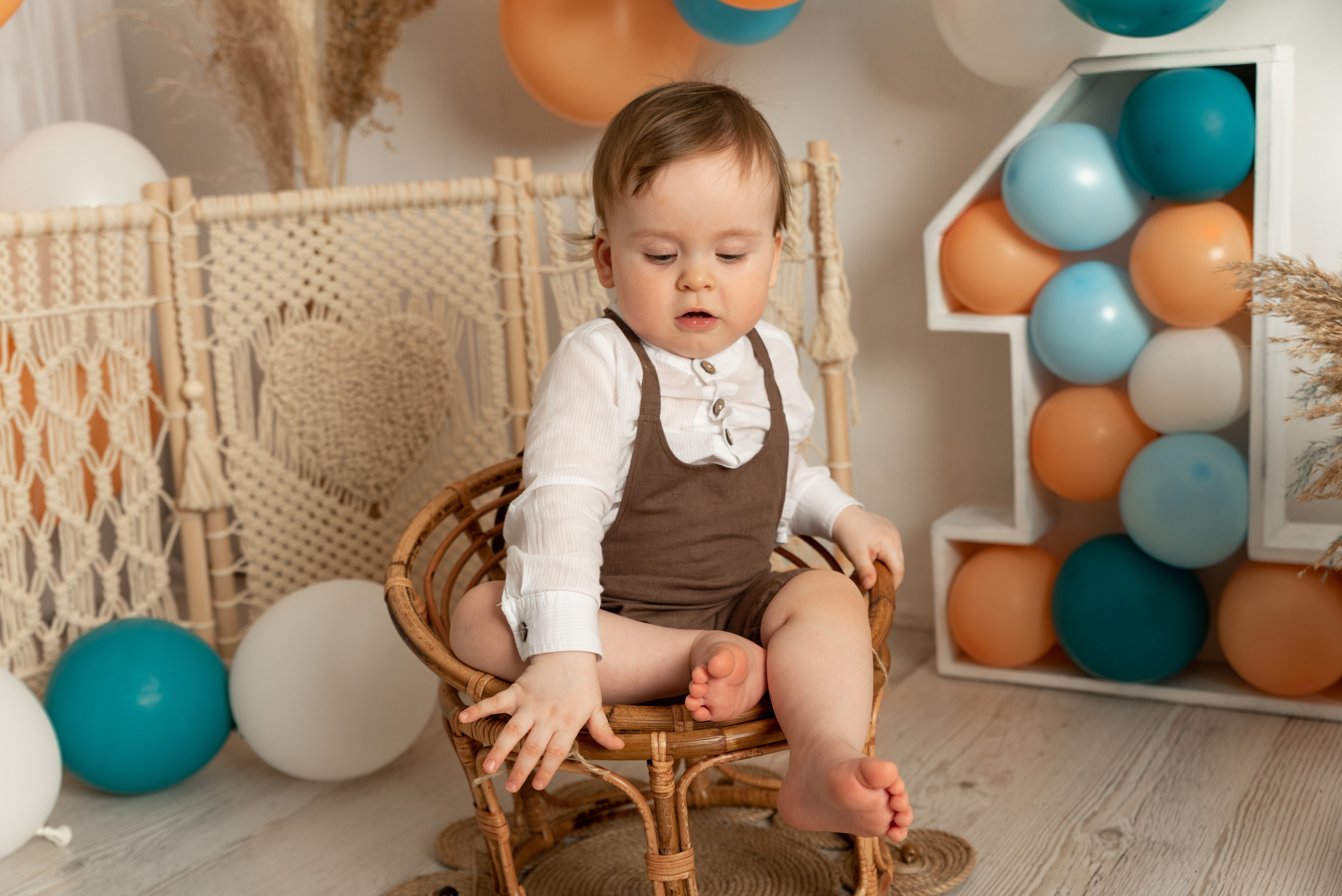 Годовасие Давида пакет «Все включено». Фотограф новорожденных в Нижневартовске Лара Курдюкова