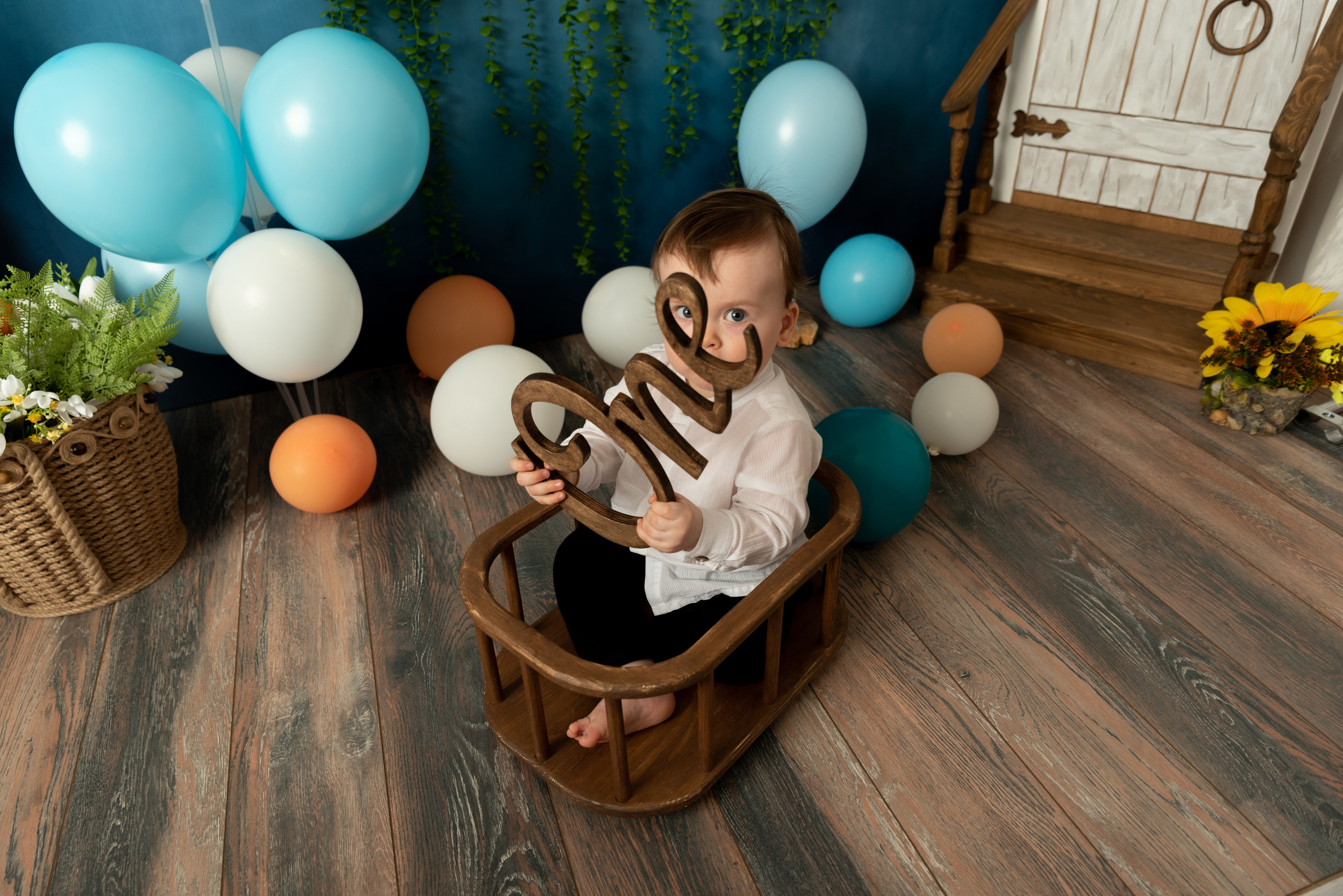 Годовасие Давида пакет «Все включено». Фотограф новорожденных в Нижневартовске Лара Курдюкова