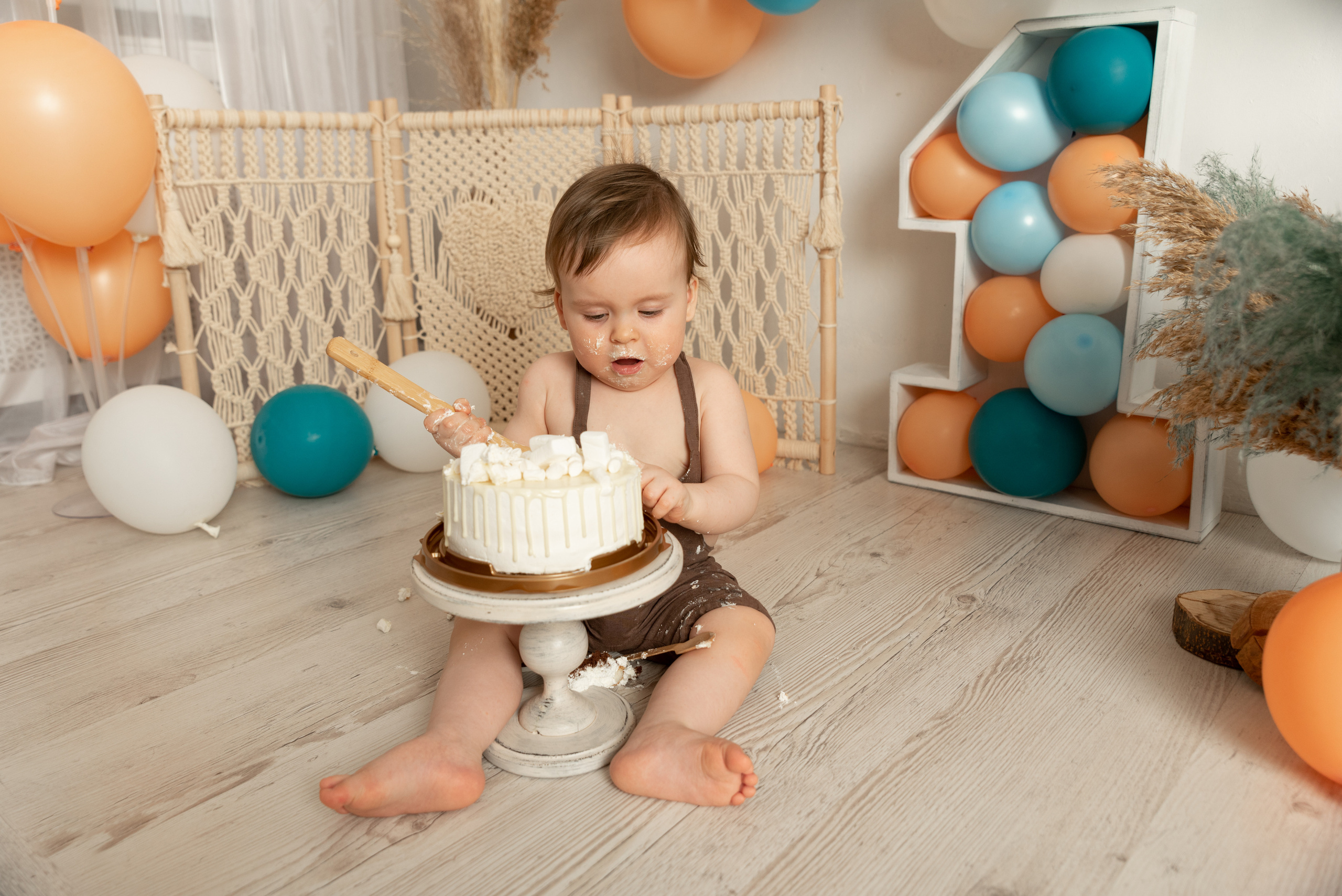 Годовасие Давида пакет «Все включено». Фотограф новорожденных в Нижневартовске Лара Курдюкова