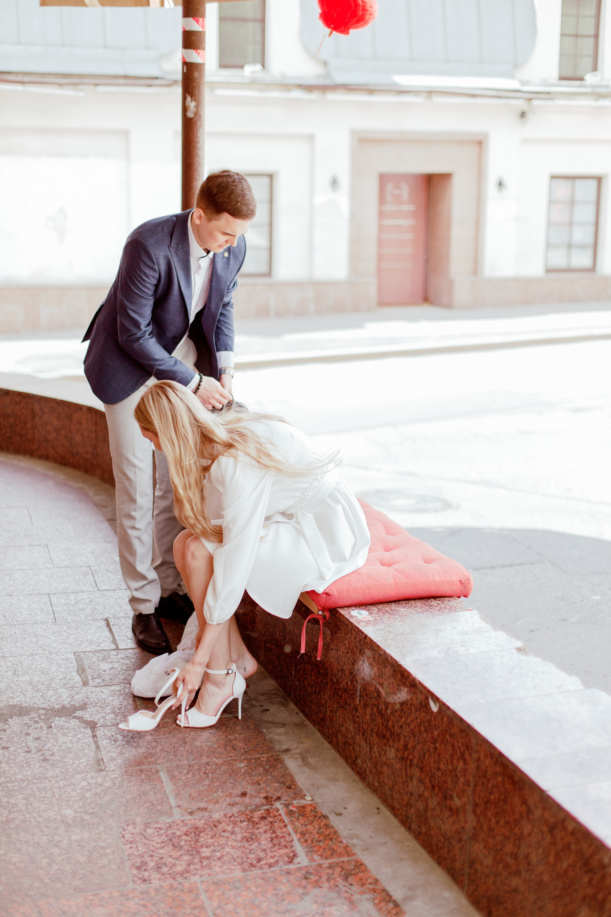 Свадебная прогулка в Москве по улочкам Китай-Города, фотограф на Свадьбу