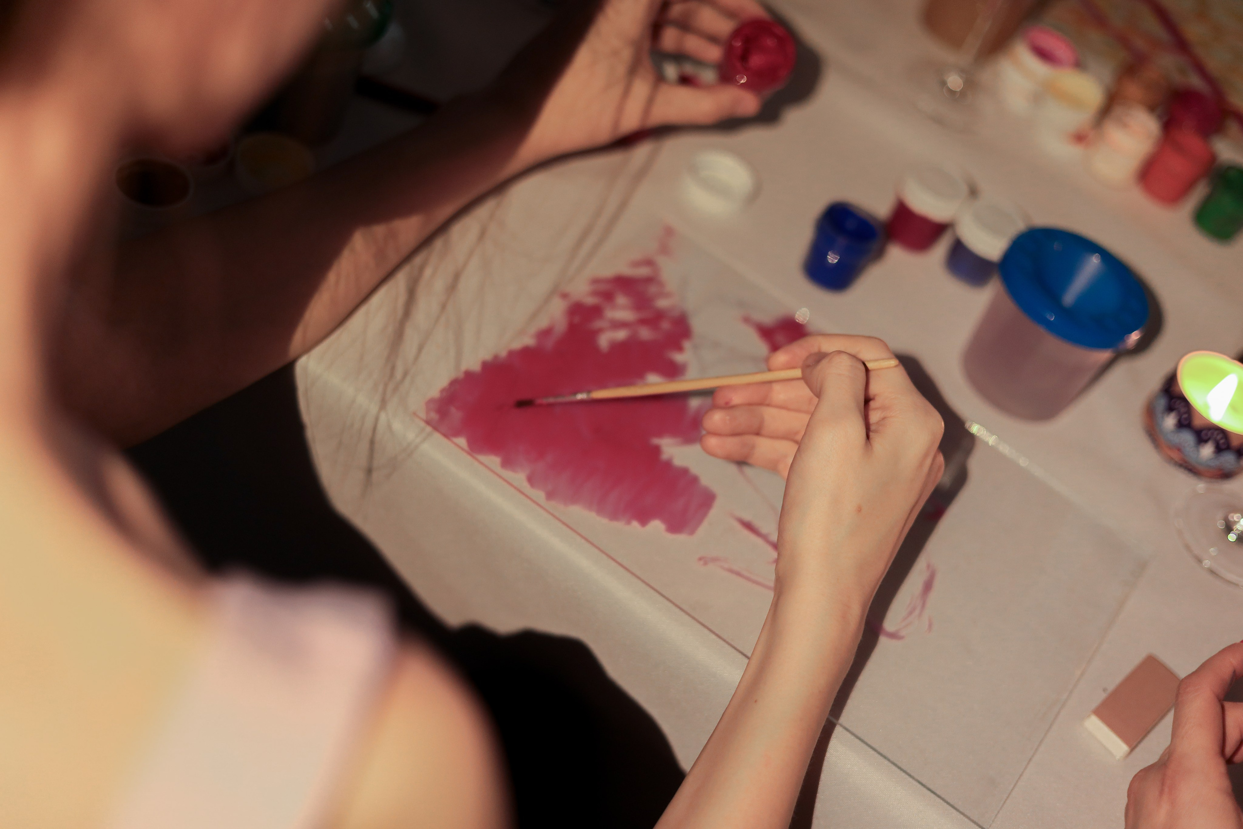 Арт-терапия + аэройога. Фотограф Надршина Лилия